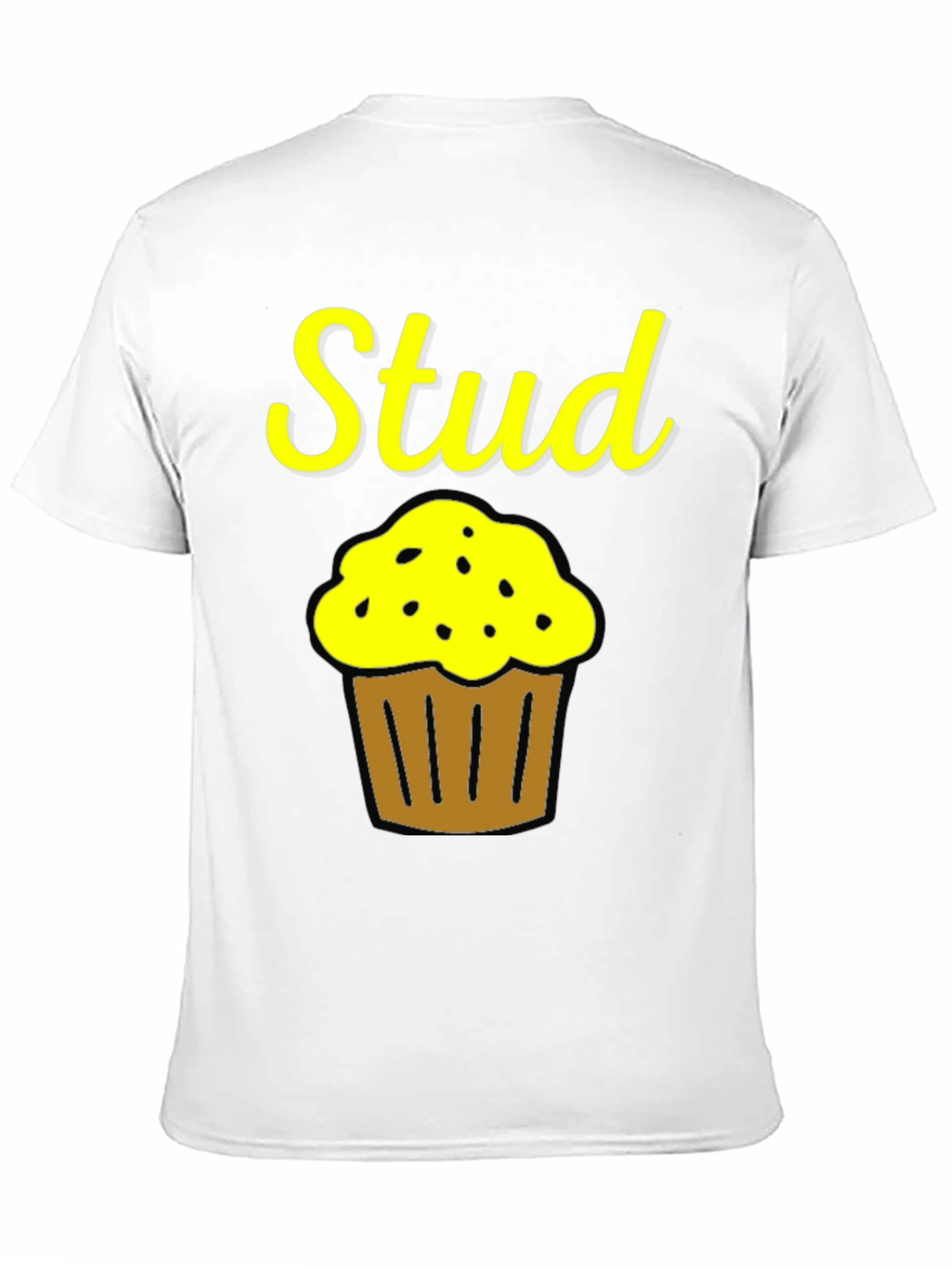 Black Stud Muffin Funny Graphic T-Shirt view 11