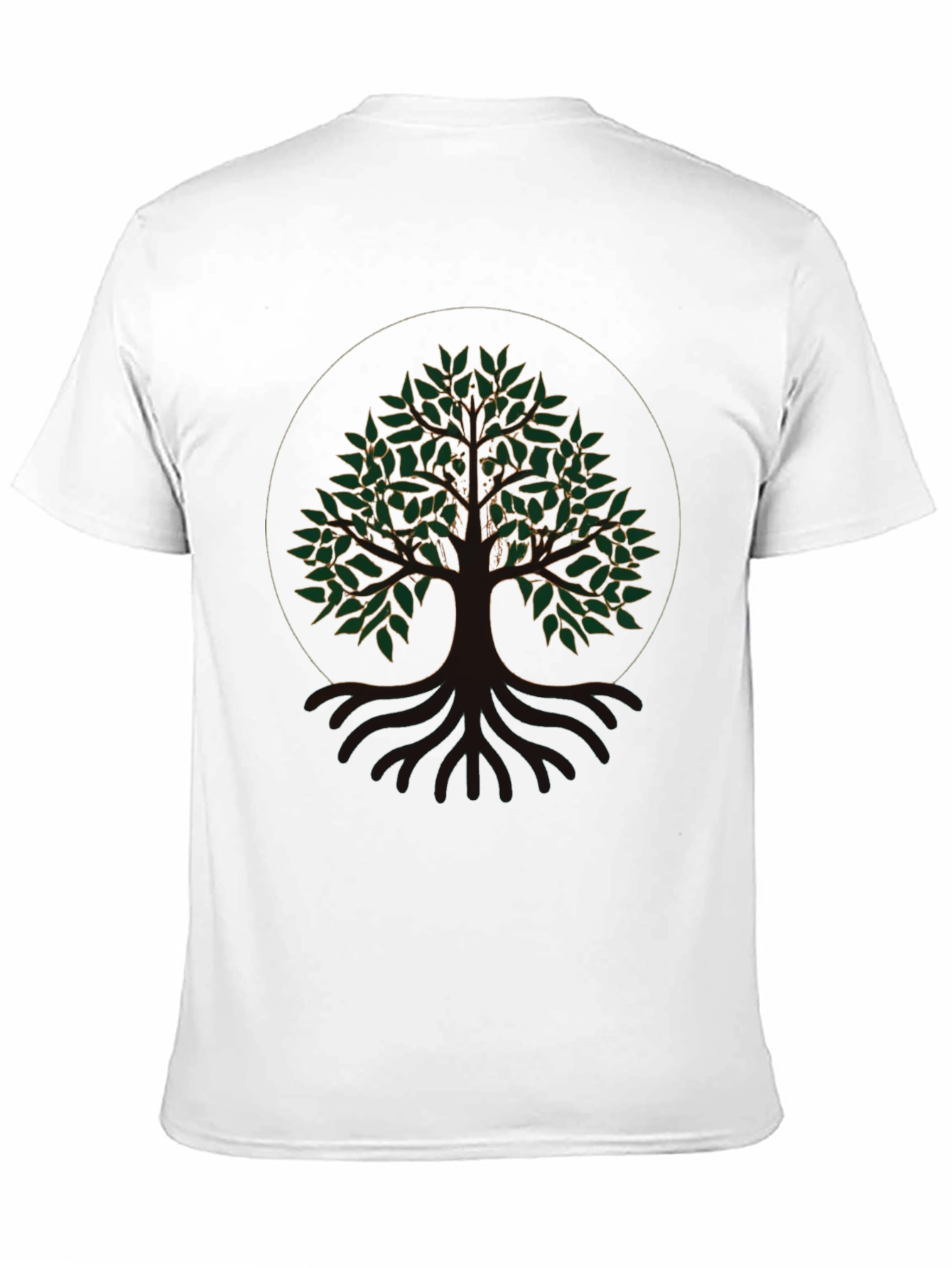 Black Tree of Life Graphic Tee - Black view 11