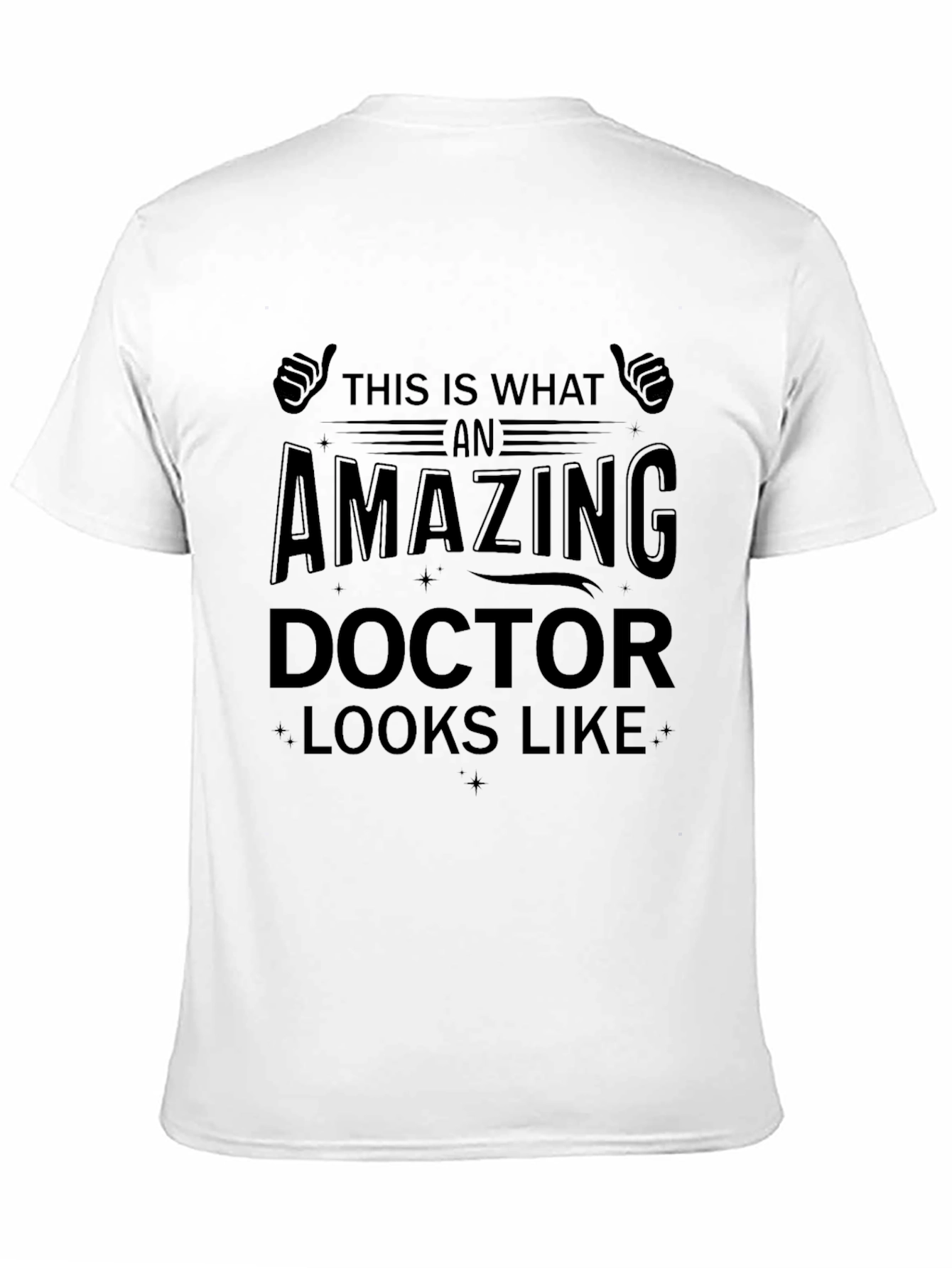 Black Amazing Doctor T-Shirt - Funny Medical Gift view 11