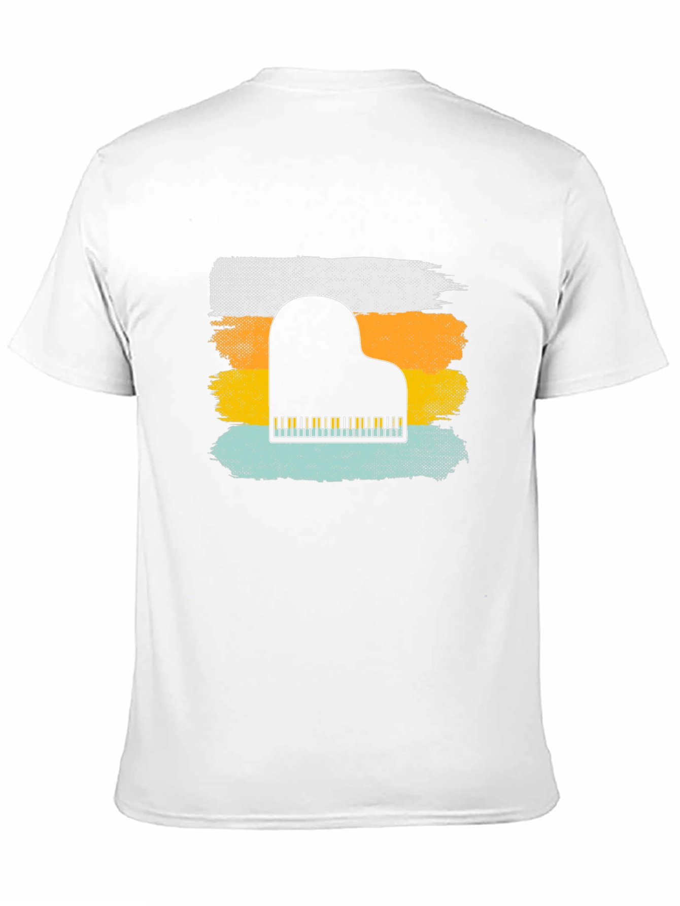 Retro Piano T-Shirt - Music Lover Tee - 11