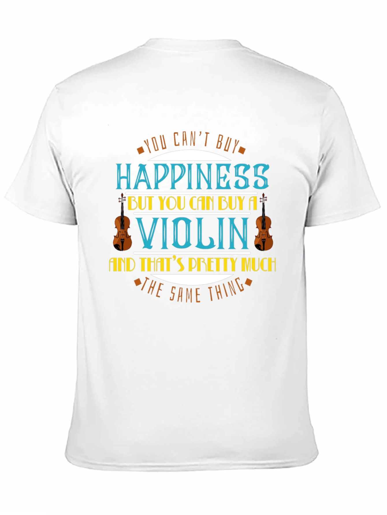 Black Violin Happiness T-Shirt - Music Lover Tee view 11