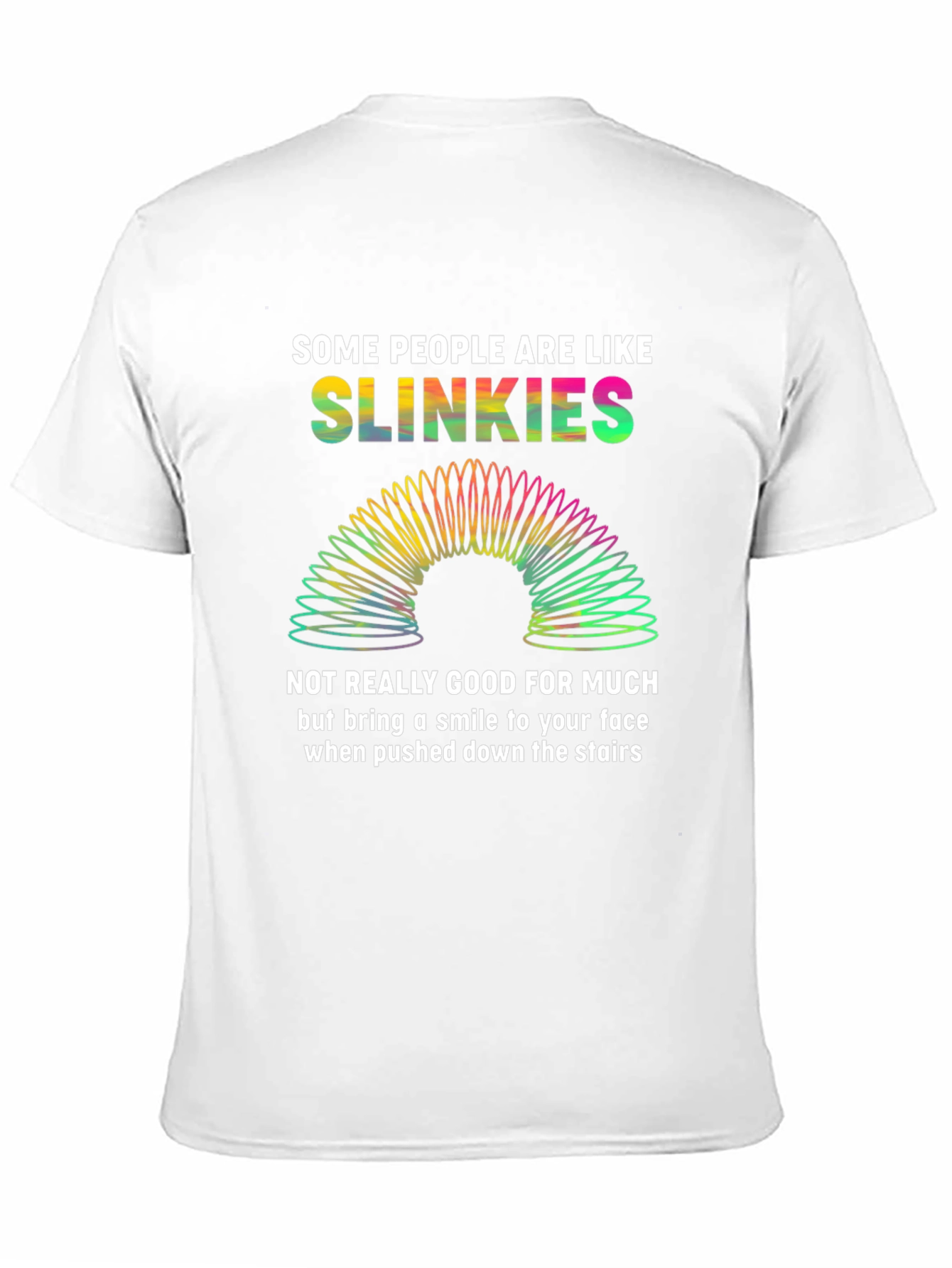 Black Slinkies Graphic Tee - Funny Novelty T-Shirt view 11