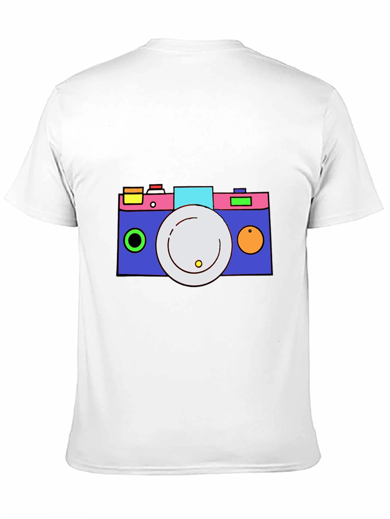 Black Funky Camera Graphic Tee - Cool and Casual view 11