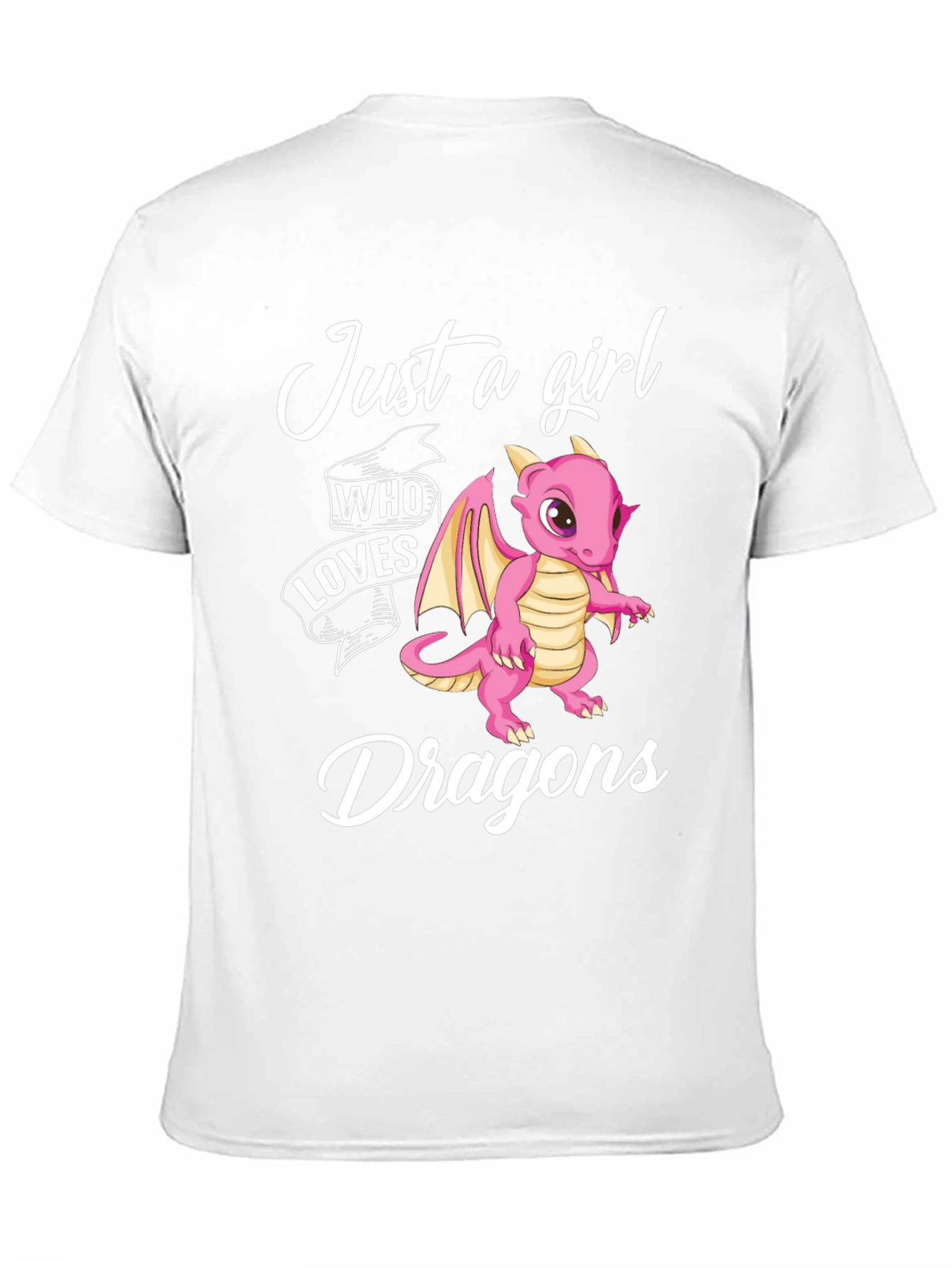 Just a Girl Who Loves Dragons T-Shirt - 11