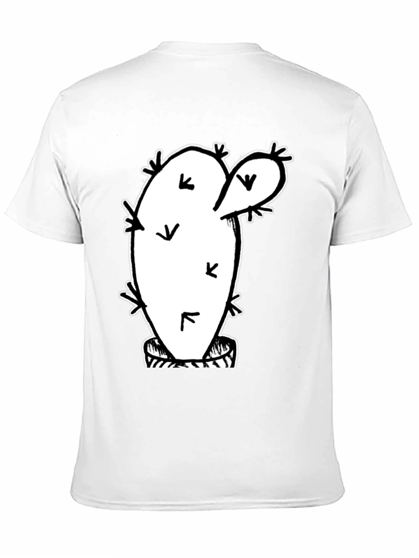 Black Cactus Graphic T-Shirt - Trendy Black Tee view 11