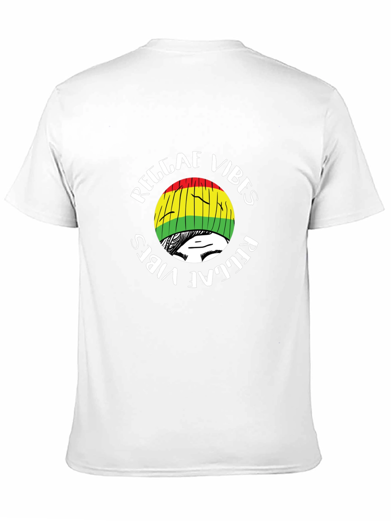 Black Reggae Vibes Graphic T-Shirt - Black view 11