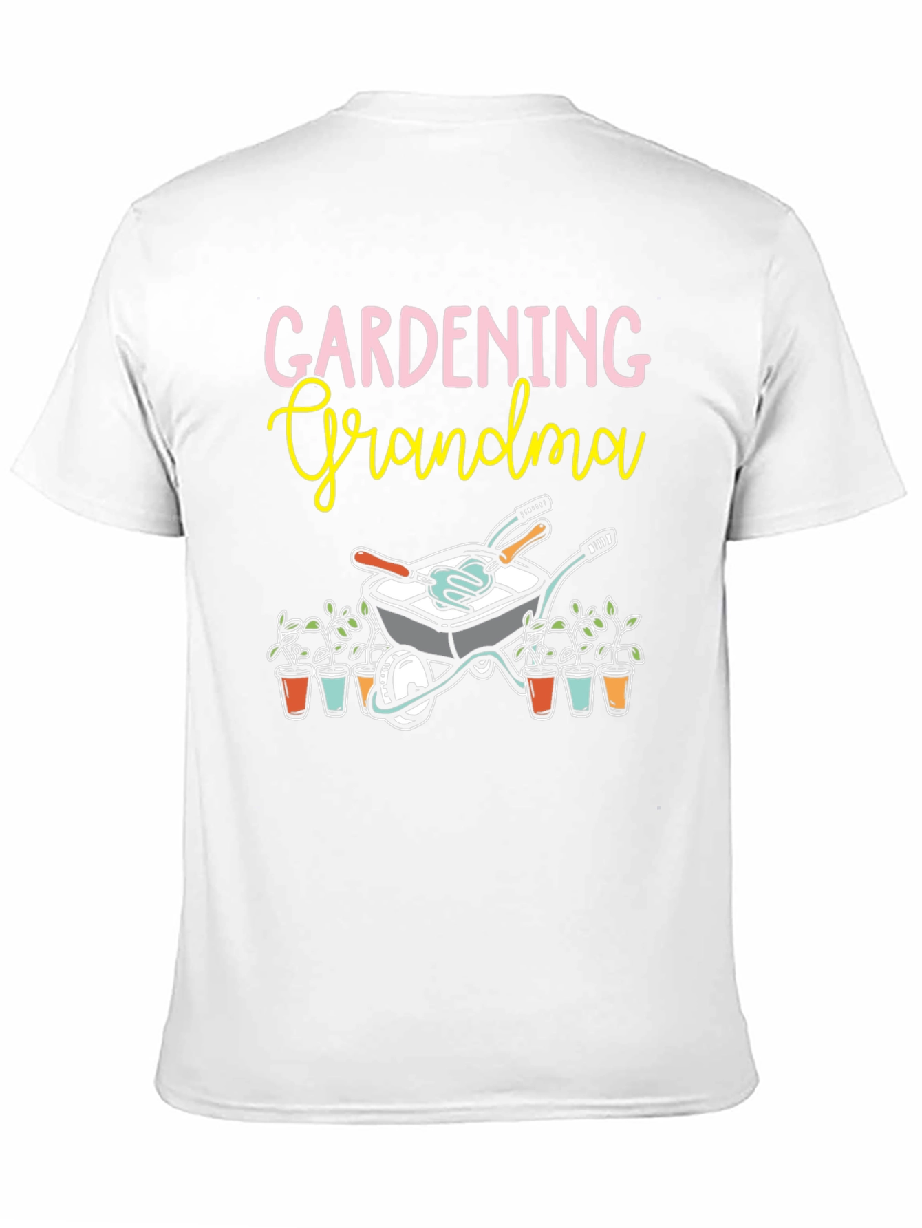 Black Gardening Grandma T-Shirt view 11