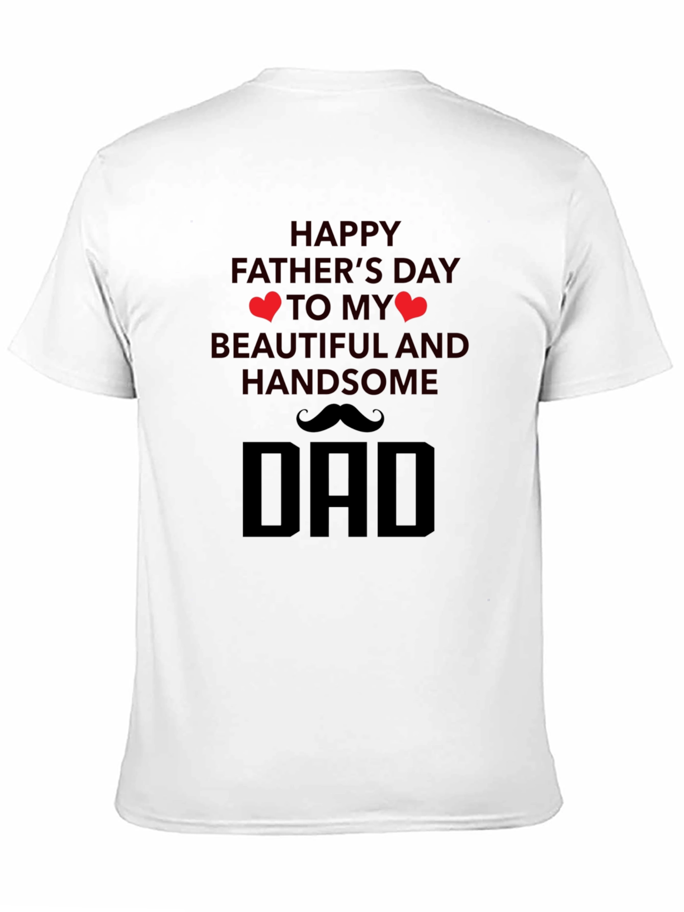 Black Happy Father's Day T-Shirt view 11