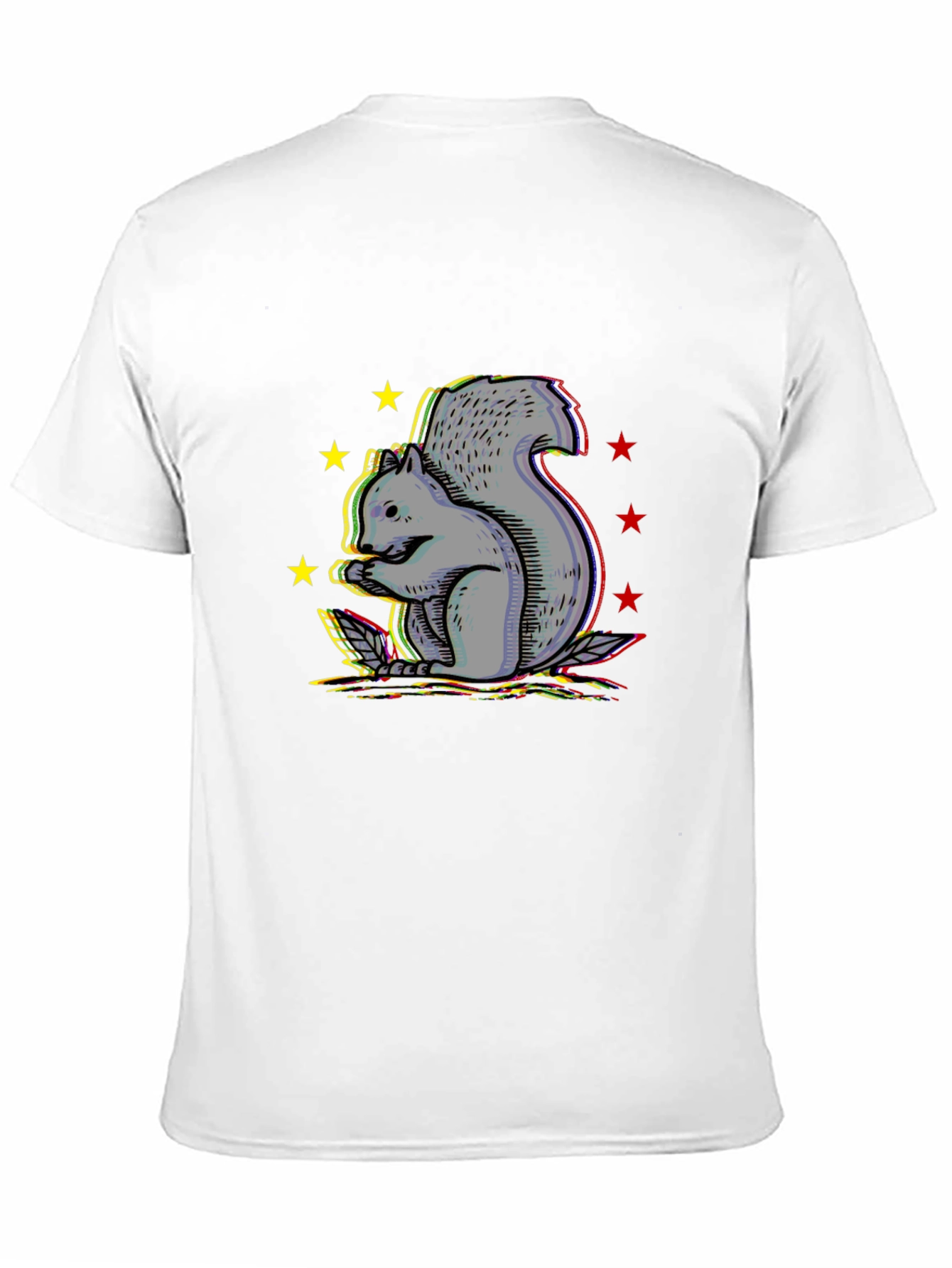 Black Squirrel Graphic Tee - Unisex Cotton Blend Shirt view 11