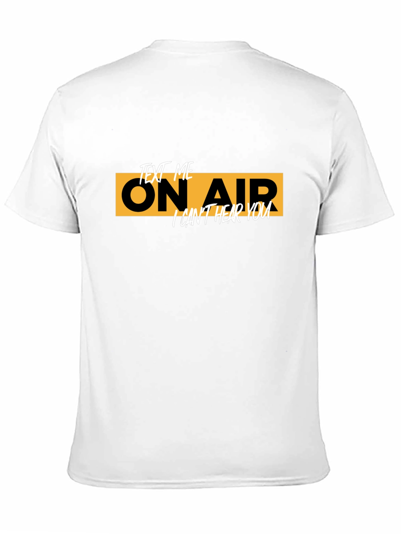 Black On Air Graphic Tee - Text Me, I Can't Hear You! view 11