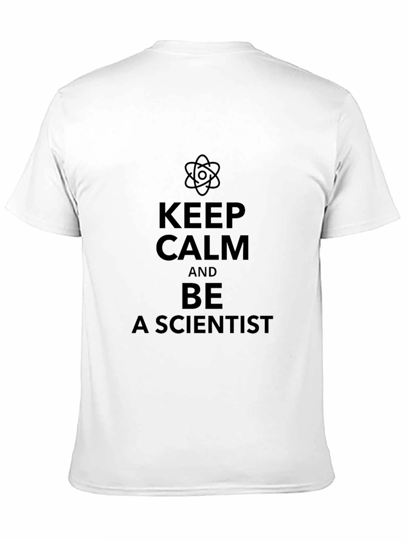 Black Keep Calm and Be A Scientist T-Shirt view 11