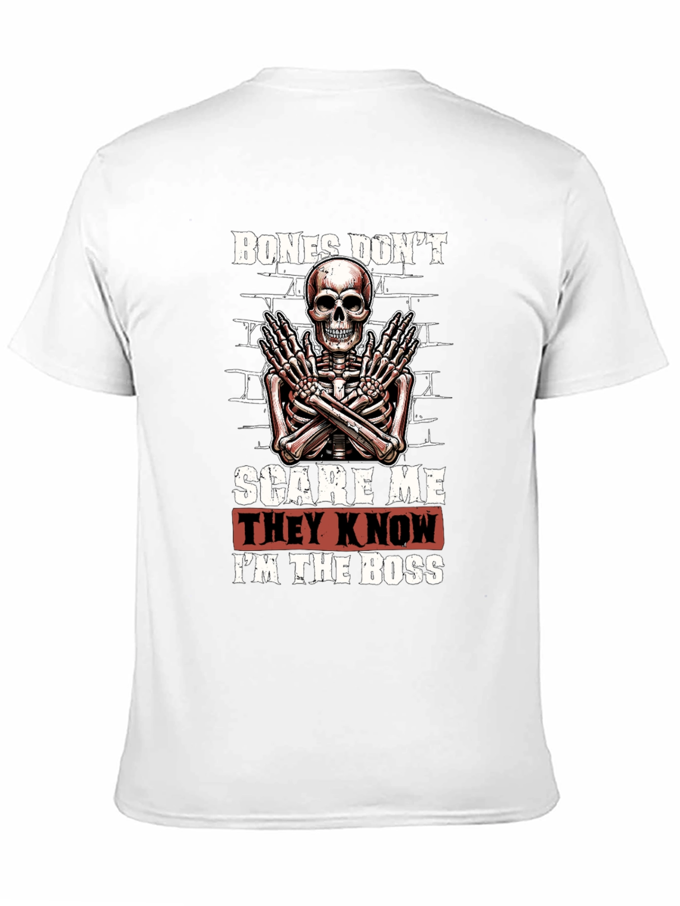 Black Bones Don't Scare Me T-Shirt view 11