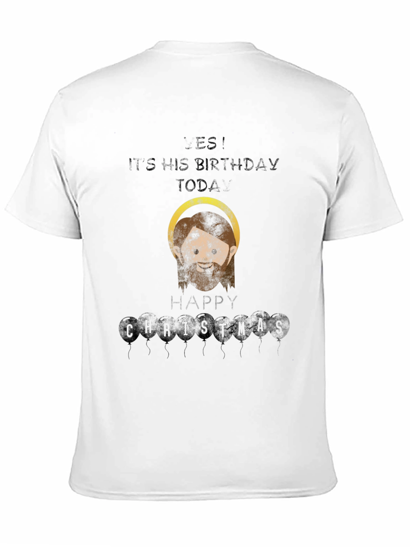 Black It's His Birthday Today Funny Graphic Tee view 11