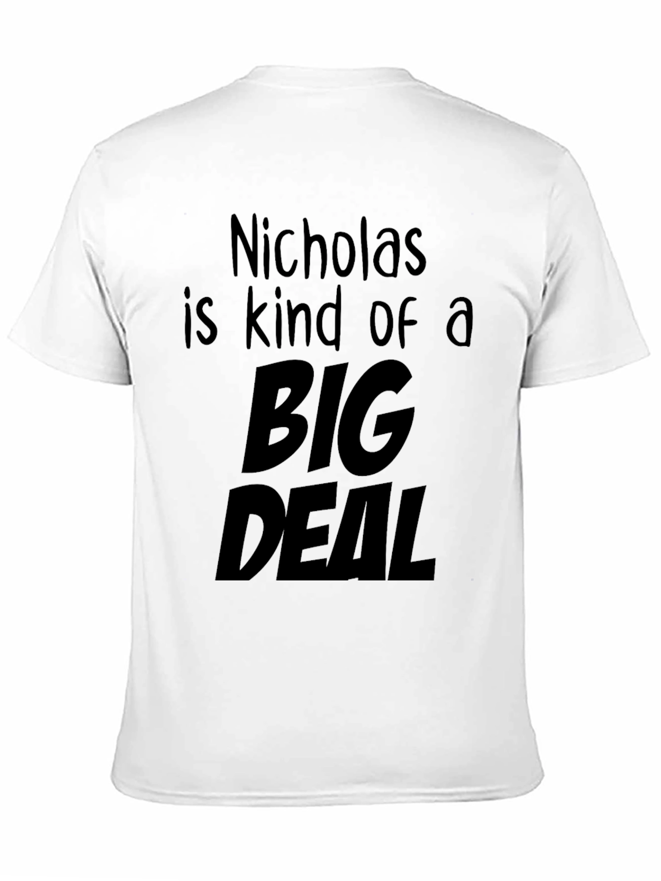 Black Nicholas Big Deal Black T-Shirt view 11