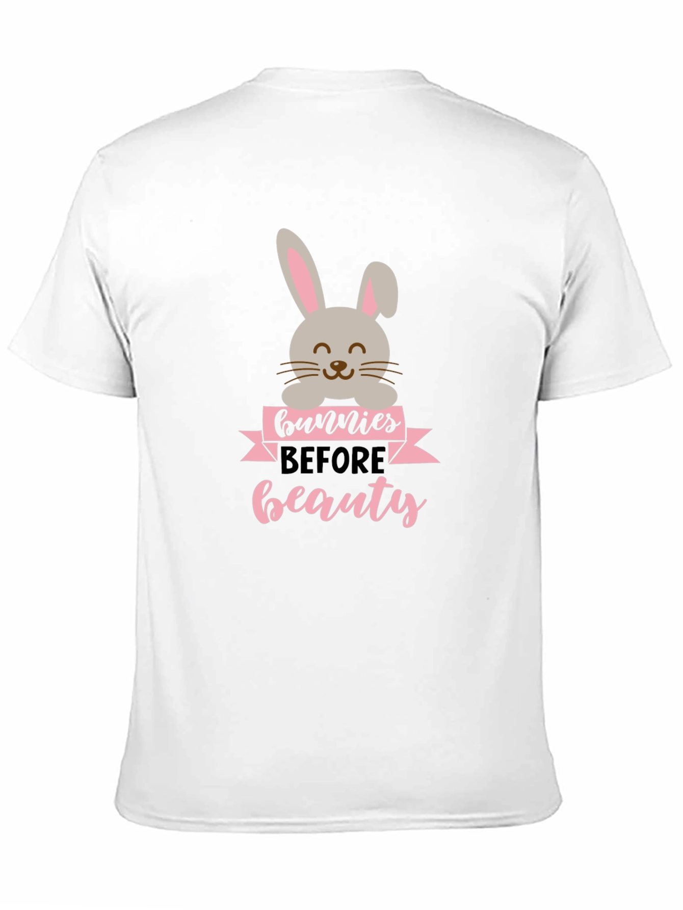 Black Bunnies Before Beauty Black T-Shirt view 11