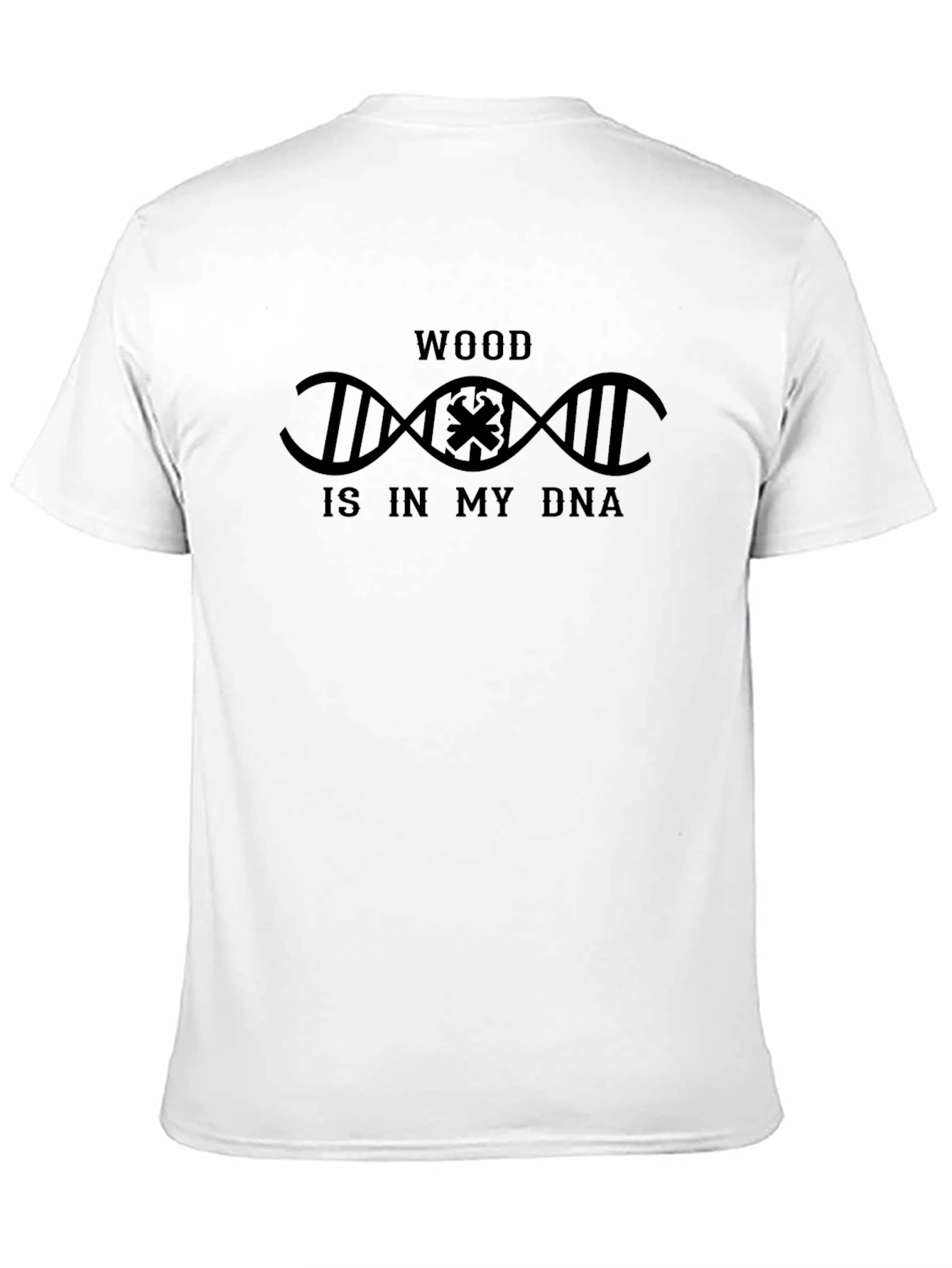 Black Wood Is In My DNA Black Graphic Tee view 11