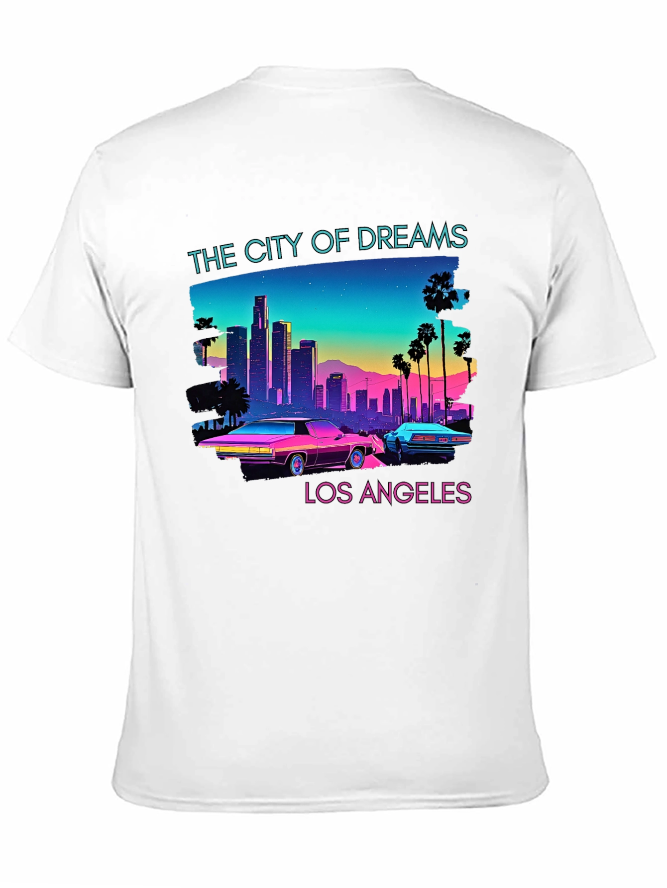 Retro Los Angeles Graphic T-Shirt - 11