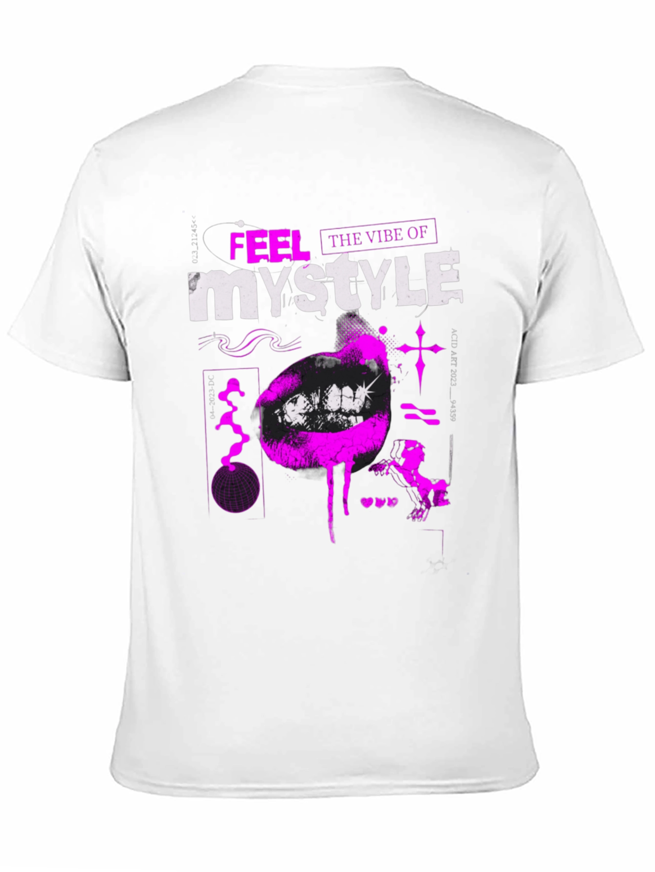 Black Trendy Black T-Shirt with Bold Graphic Print view 11