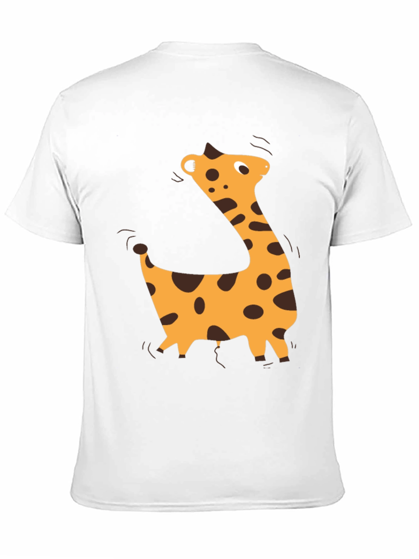 Black Giraffe Graphic Black T-Shirt - Casual Style view 11