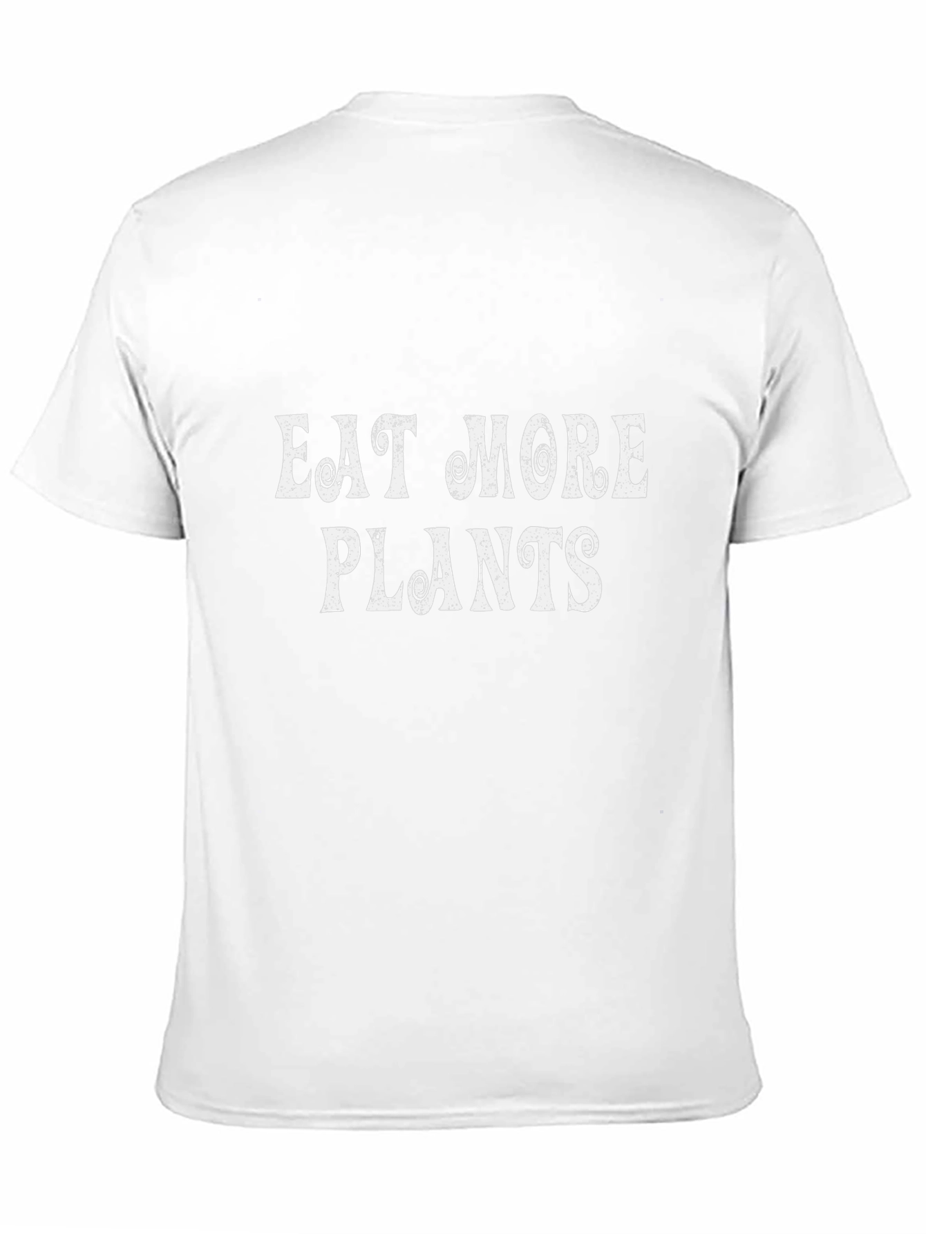 Black Eat More Plants Graphic Tee - Black view 11