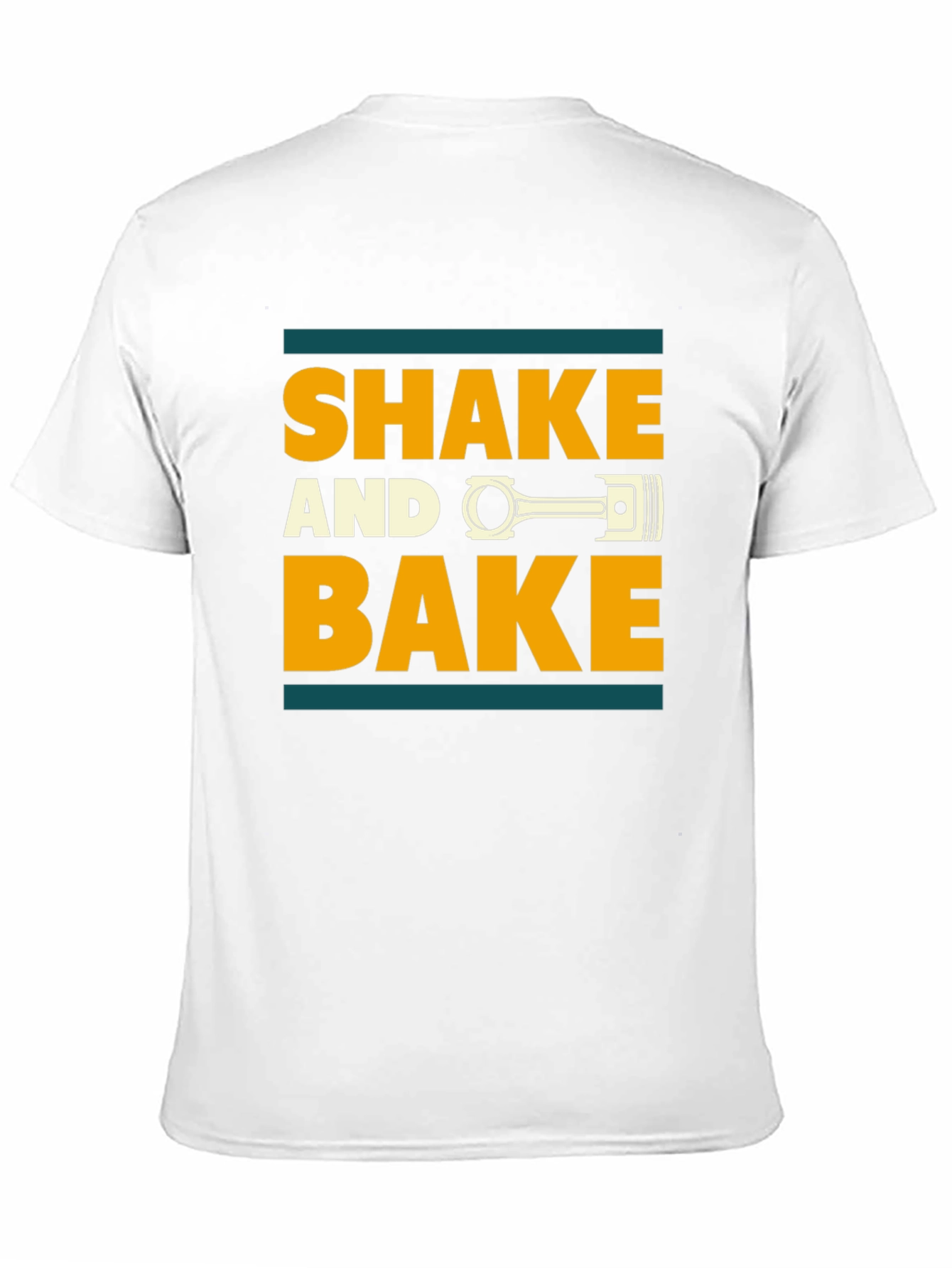 Black Shake and Bake T-Shirt - Humorous Automotive Design view 11