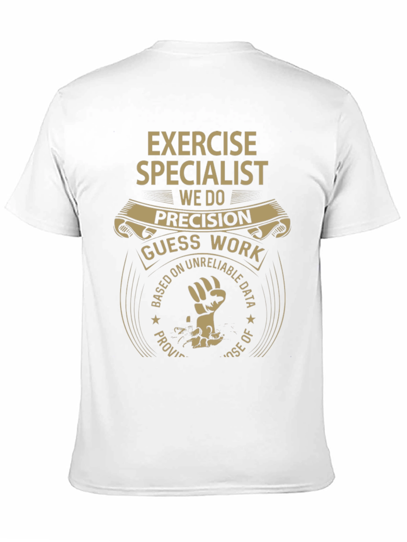Black Exercise Specialist Graphic Tee - Precision & Dedication view 11
