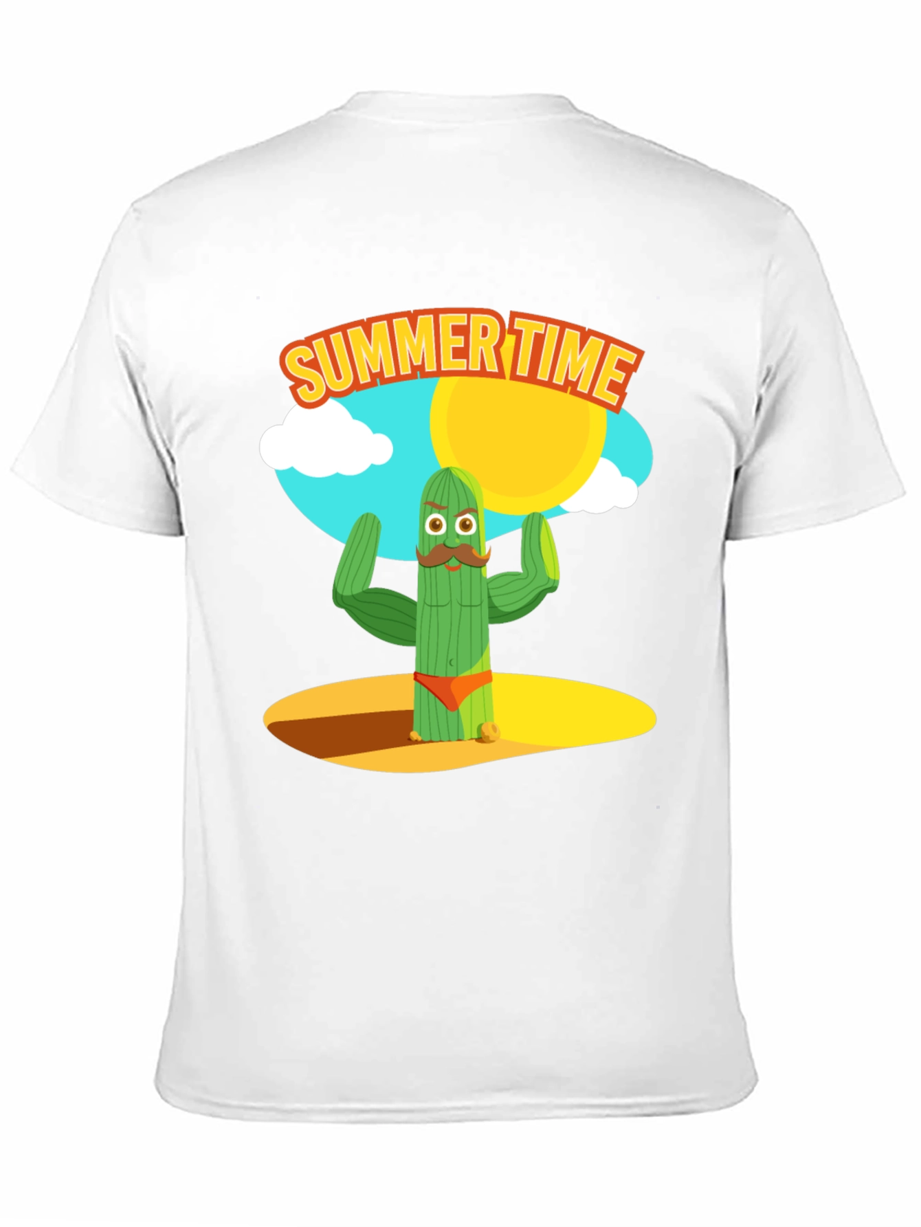 Black Summer Cactus Graphic Tee view 11