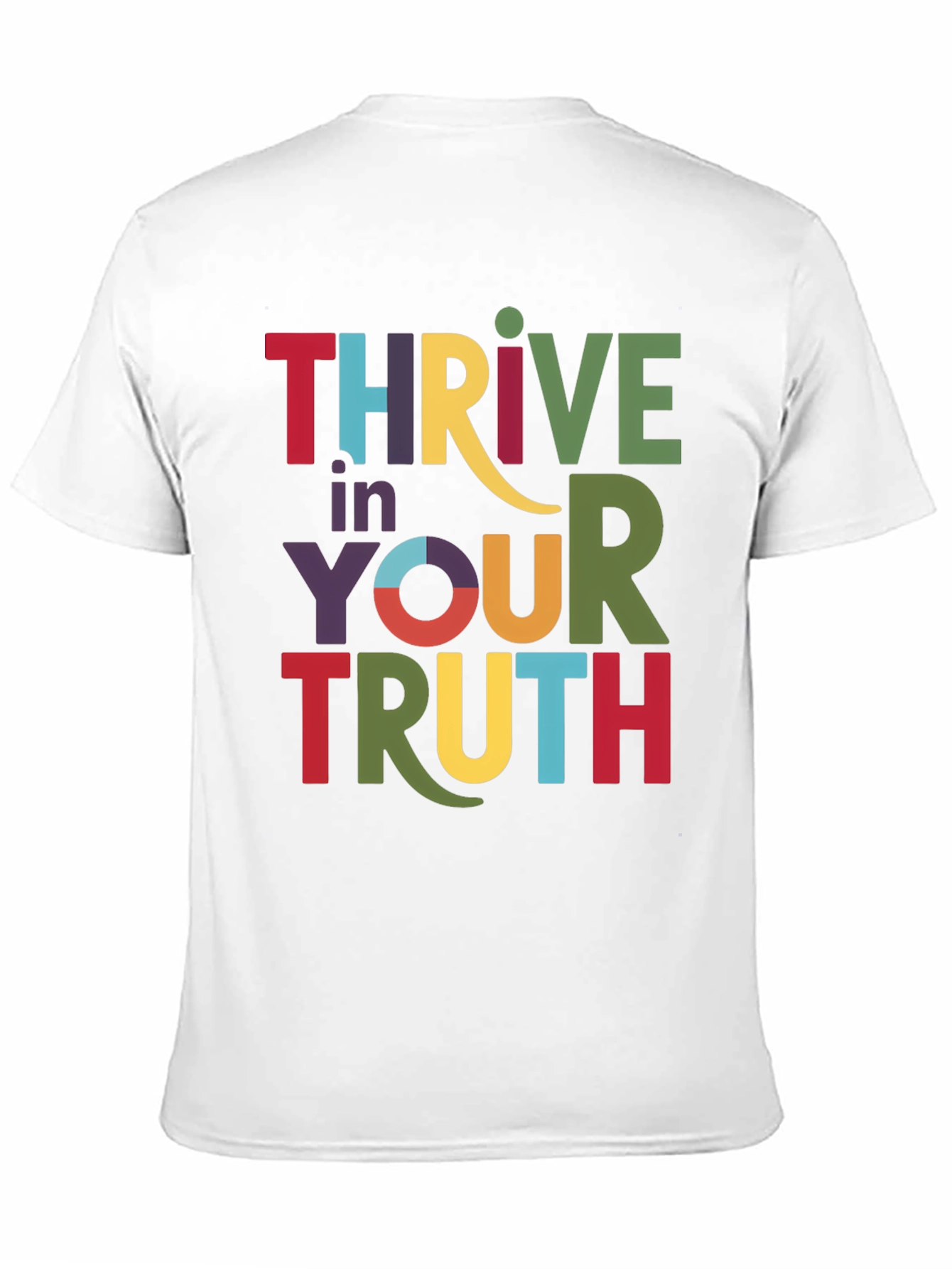 Black Thrive in Your Truth Graphic Tee - Black view 11