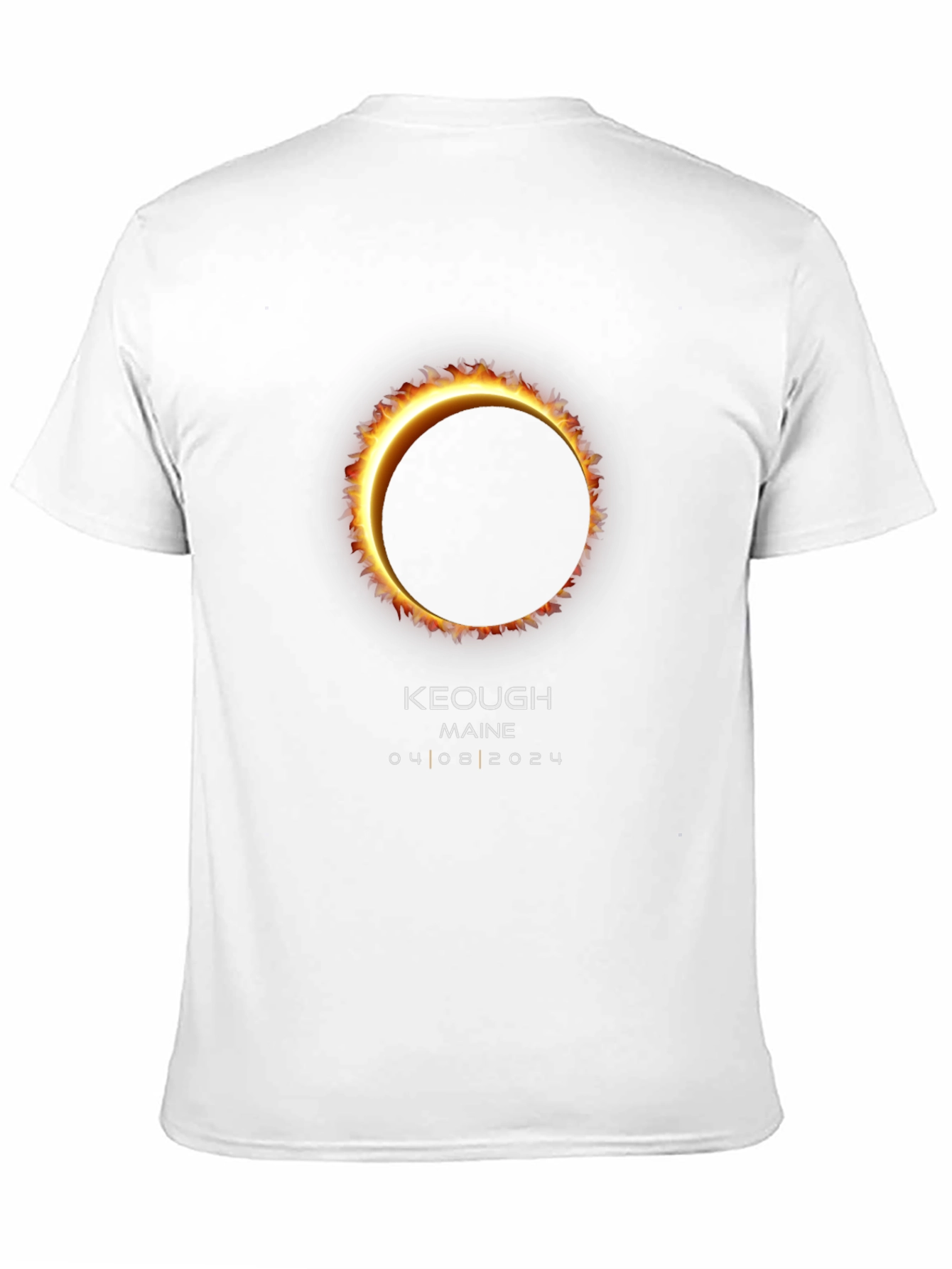 Keough Maine 2024 Total Solar Eclipse Graphic Tee - 11