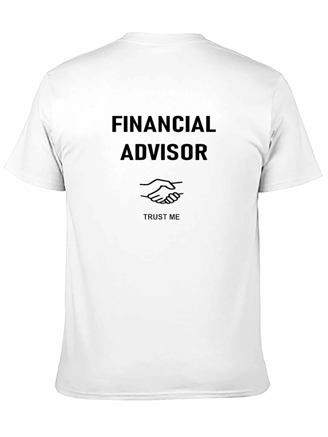 Black Financial Advisor Trust Me Graphic Tee view 11