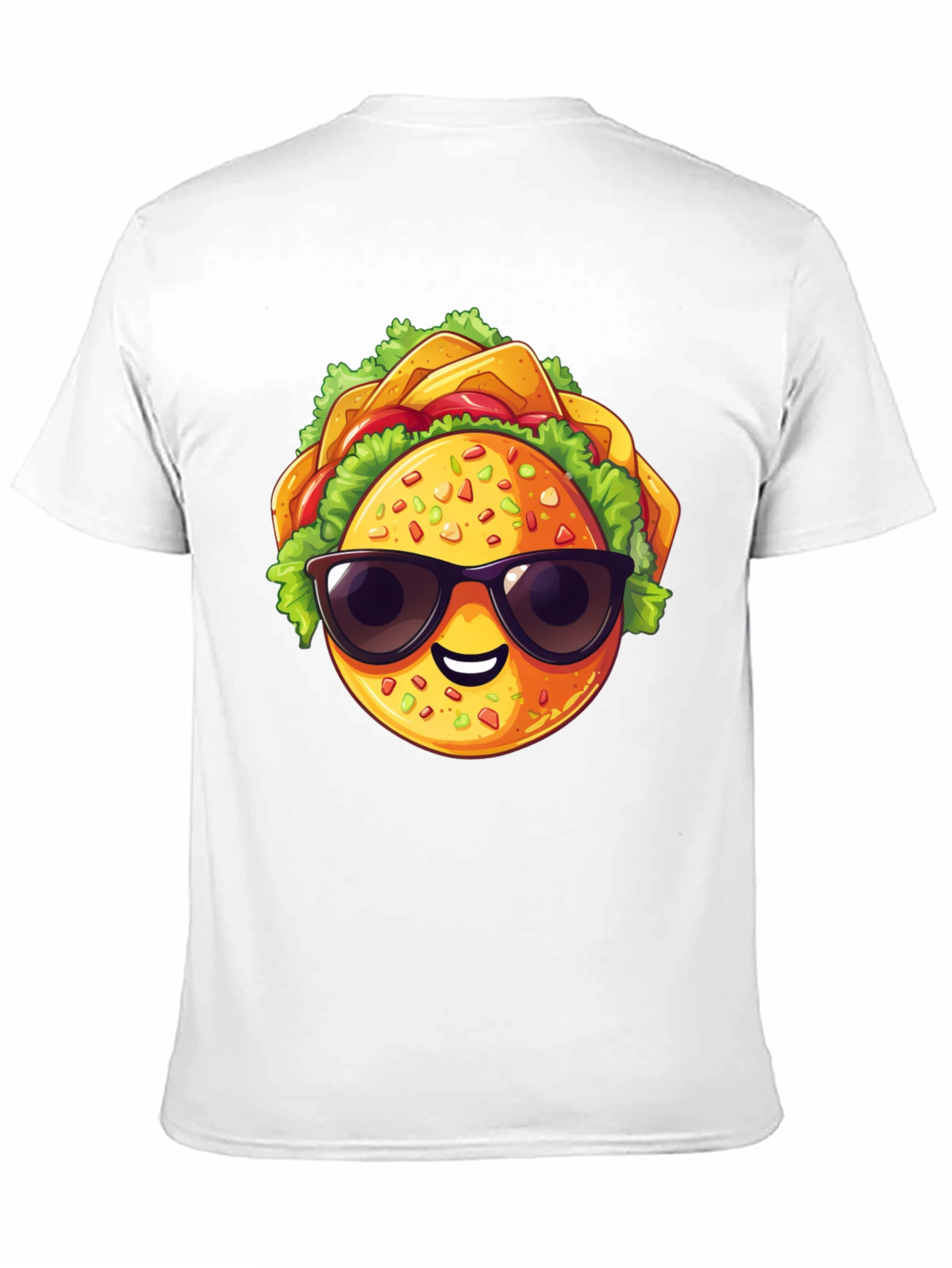 Black Cool Taco Graphic T-Shirt - Stylish Black Tee view 11