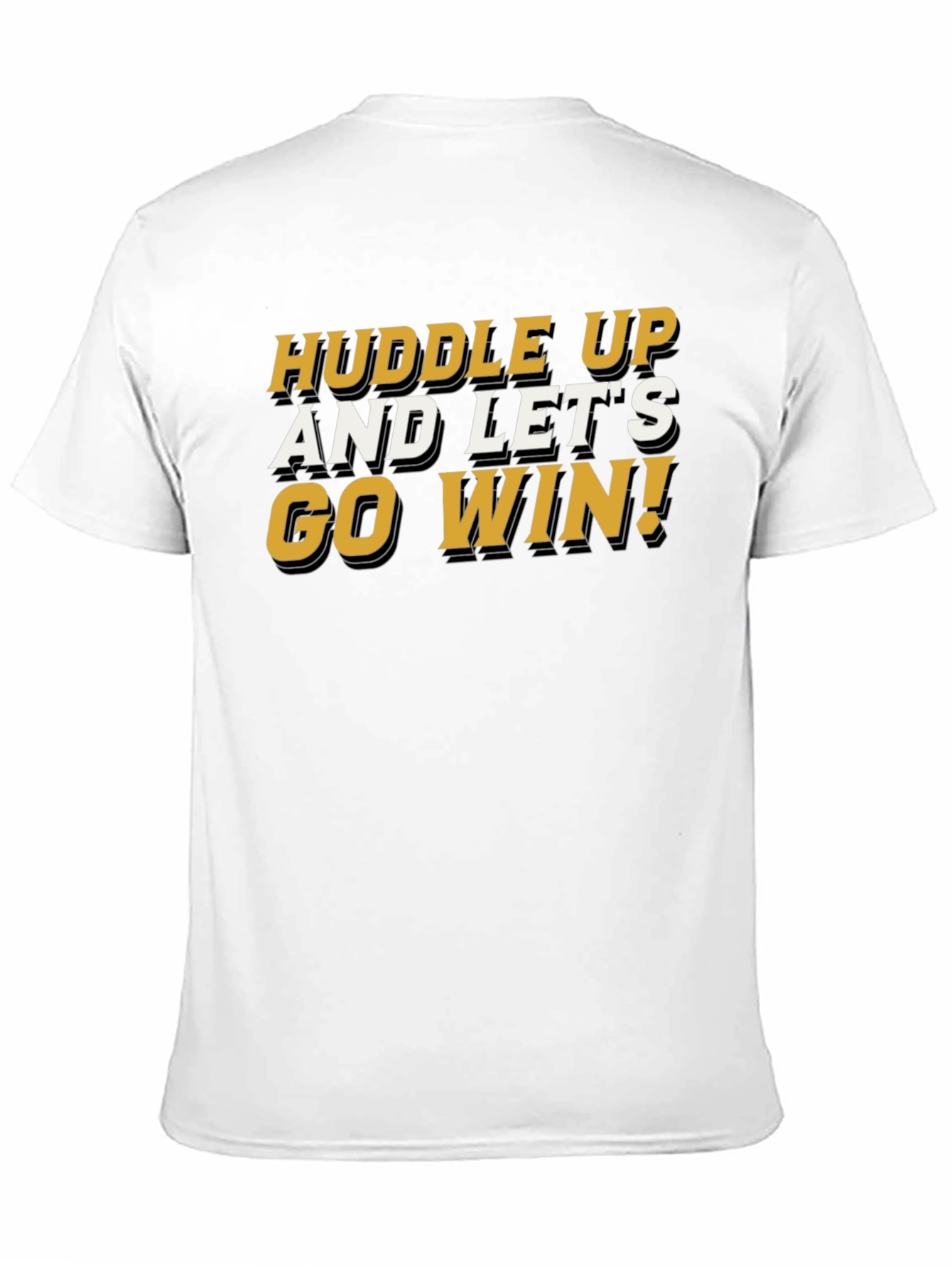 Black Huddle Up! Graphic Tee - Black Cotton Blend view 11