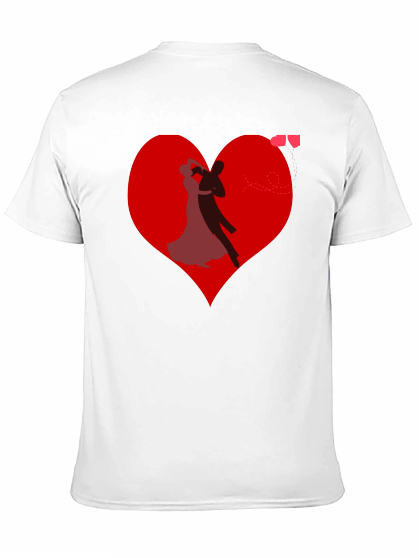 Black Romantic Dance Heart T-Shirt view 11