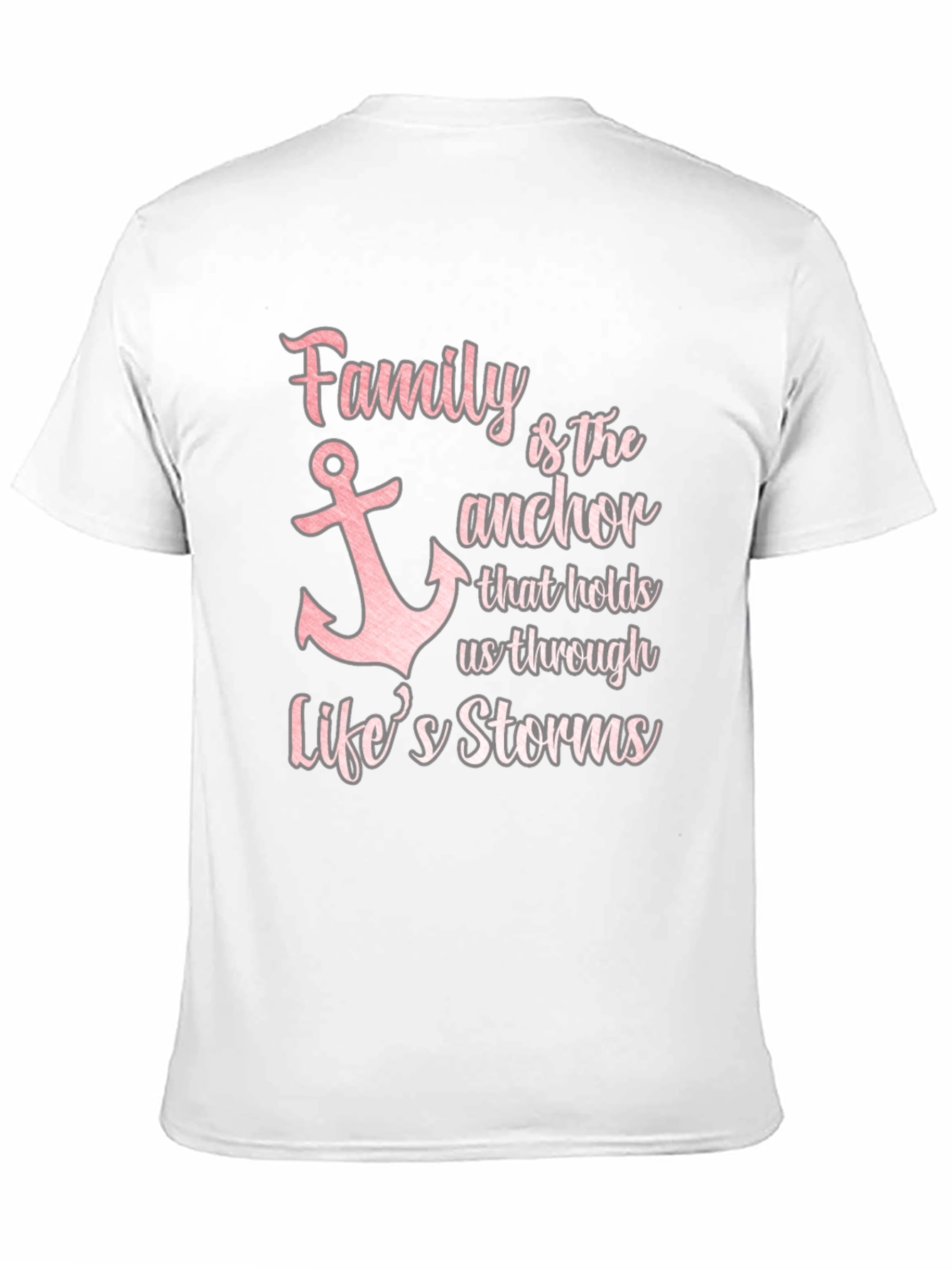 Black Family Anchor T-Shirt - Comfort & Style view 11