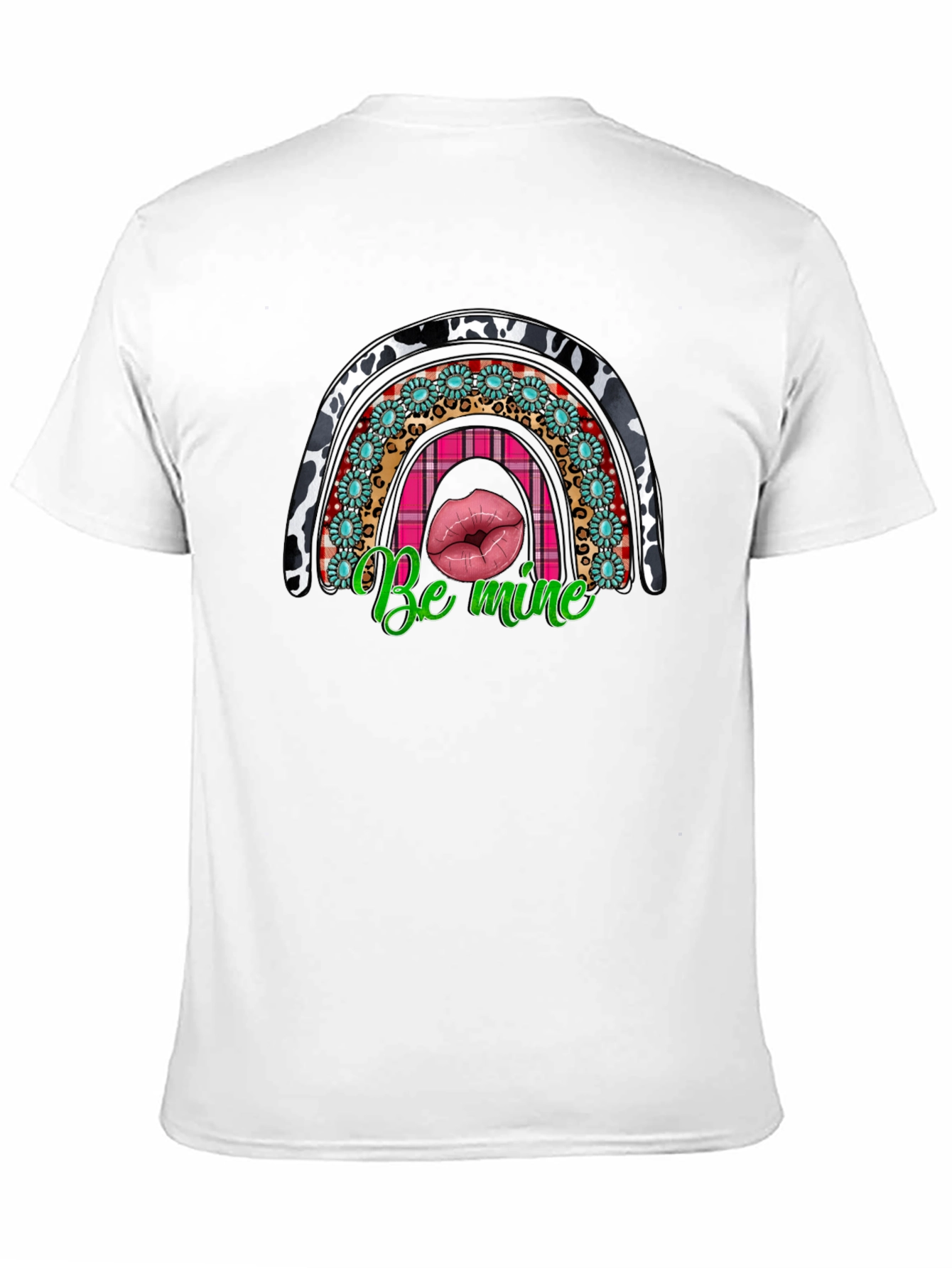 Black Be Mine Rainbow Graphic Tee view 11