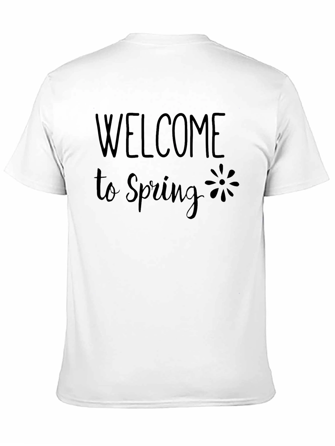 Black Welcome to Spring Black T-Shirt view 11