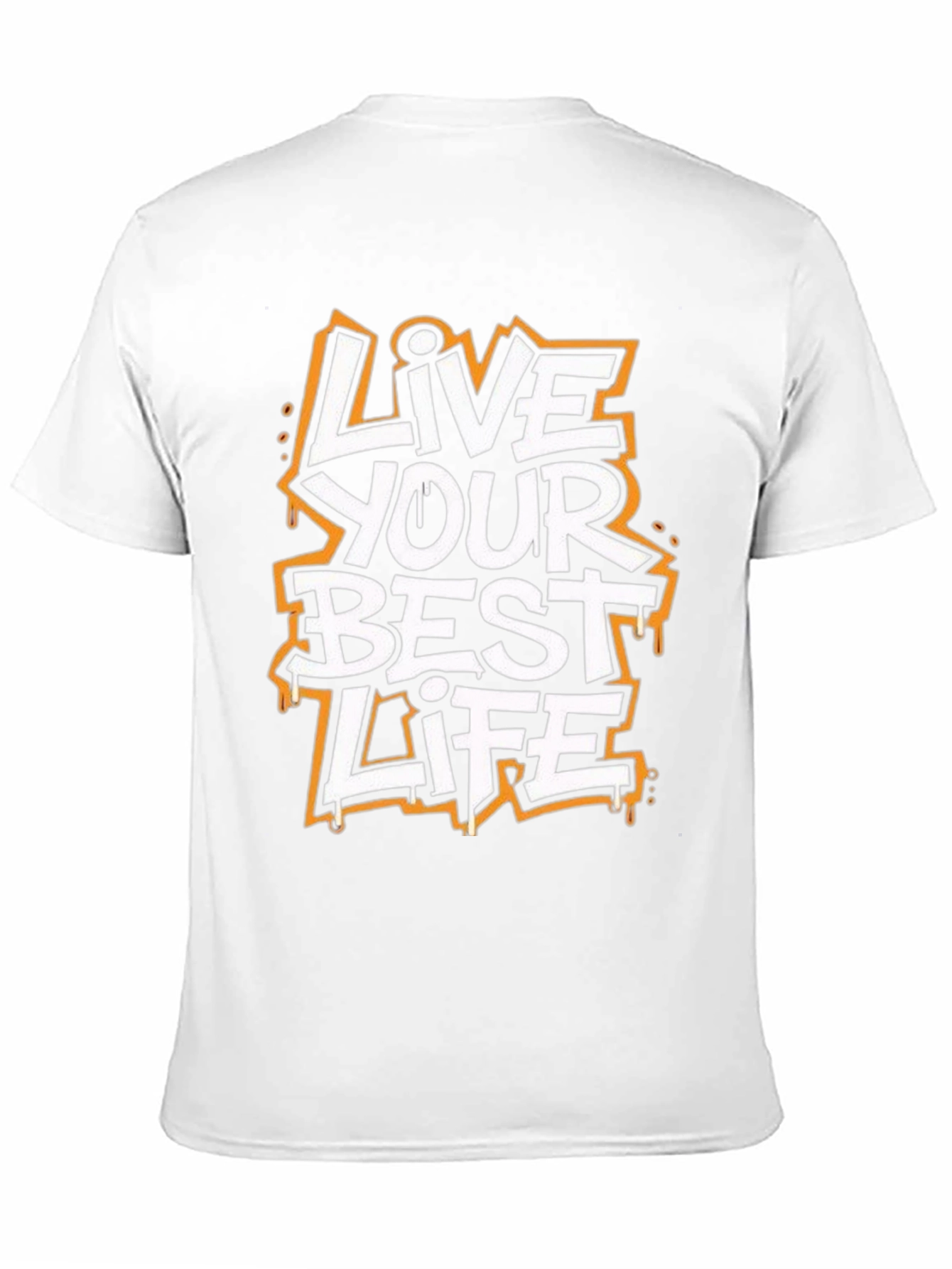 Black Live Your Best Life Graphic Tee - Black view 11