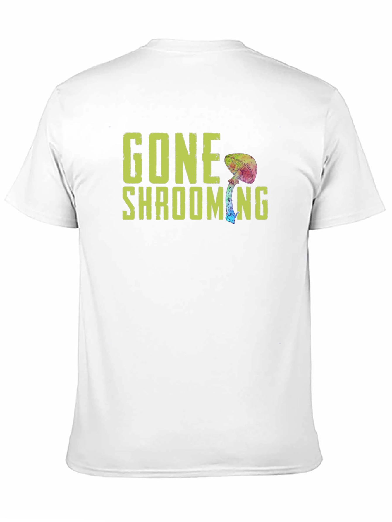 Black Gone Shrooming Graphic Tee - Funny Mushroom Shirt view 11