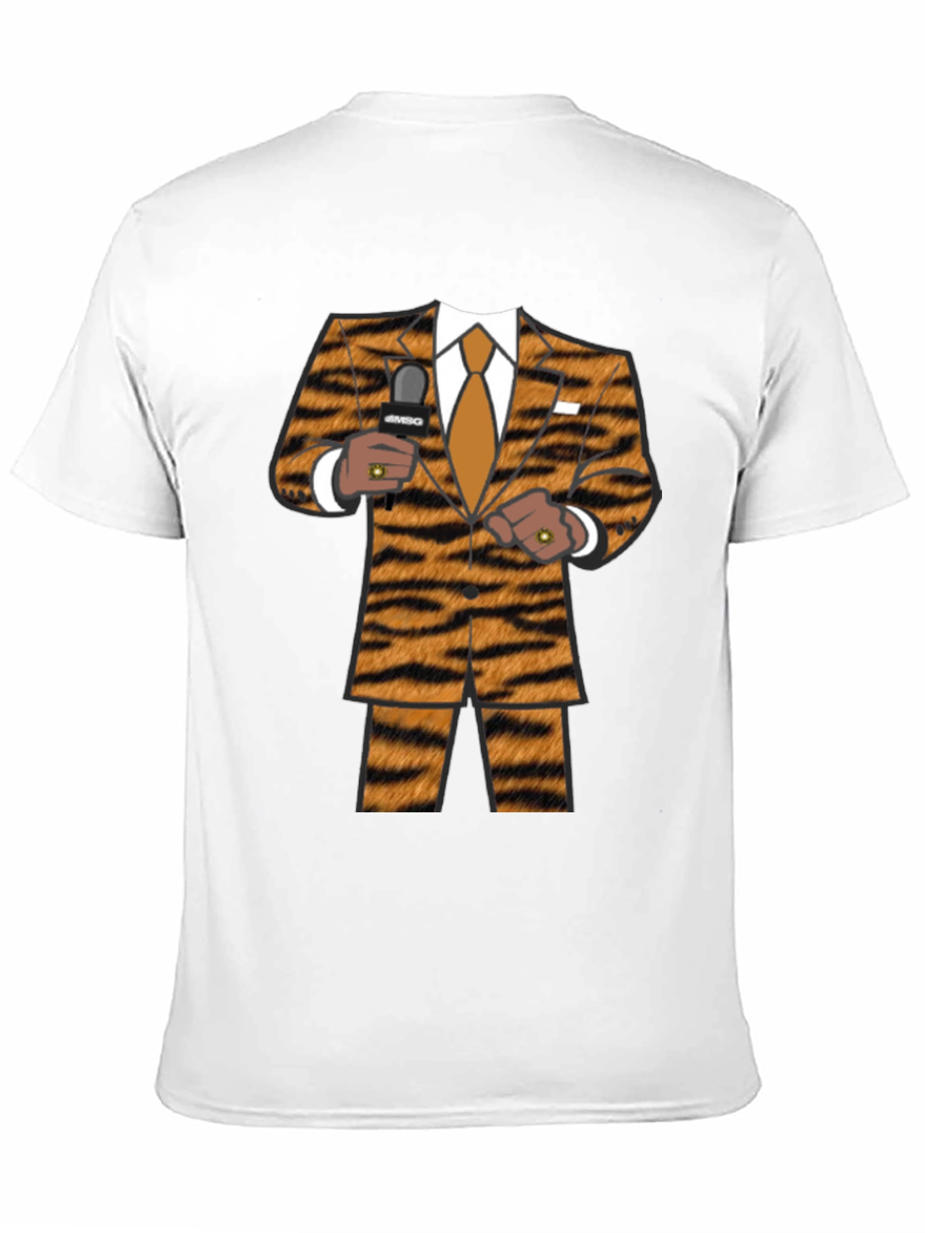 Black Tiger Suit T-Shirt - Funny Novelty Costume Tee view 11