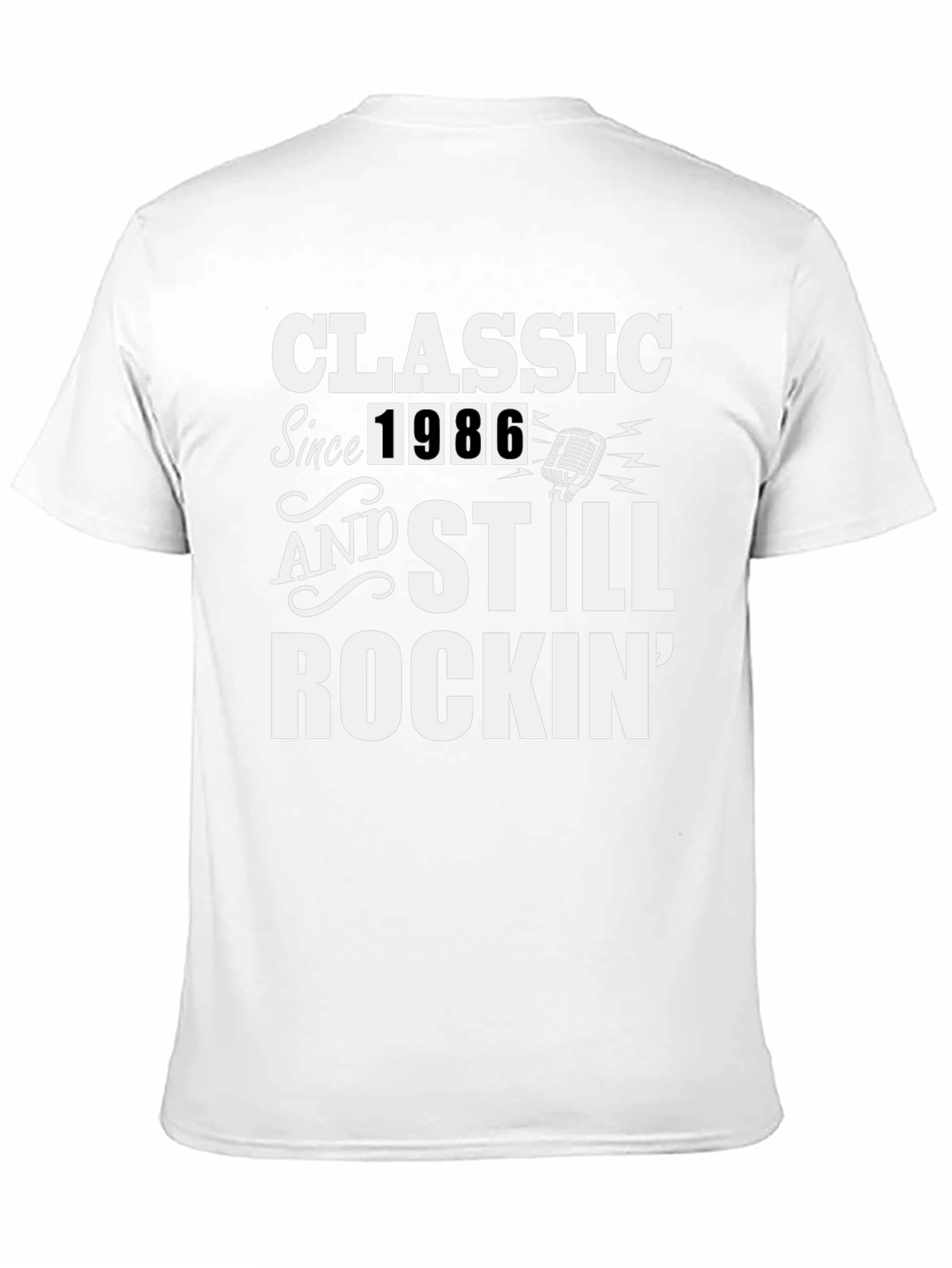 Black Classic Since 1986 Men's T-Shirt view 11