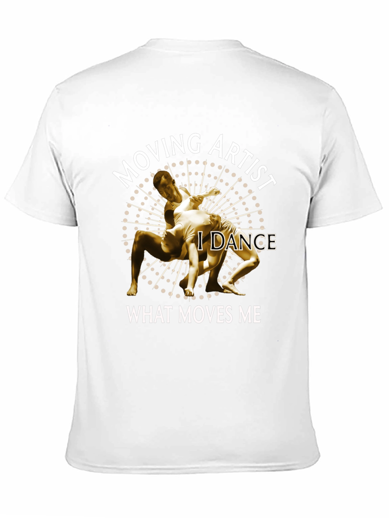Black Moving Artist Dance T-Shirt - Unique Design view 11