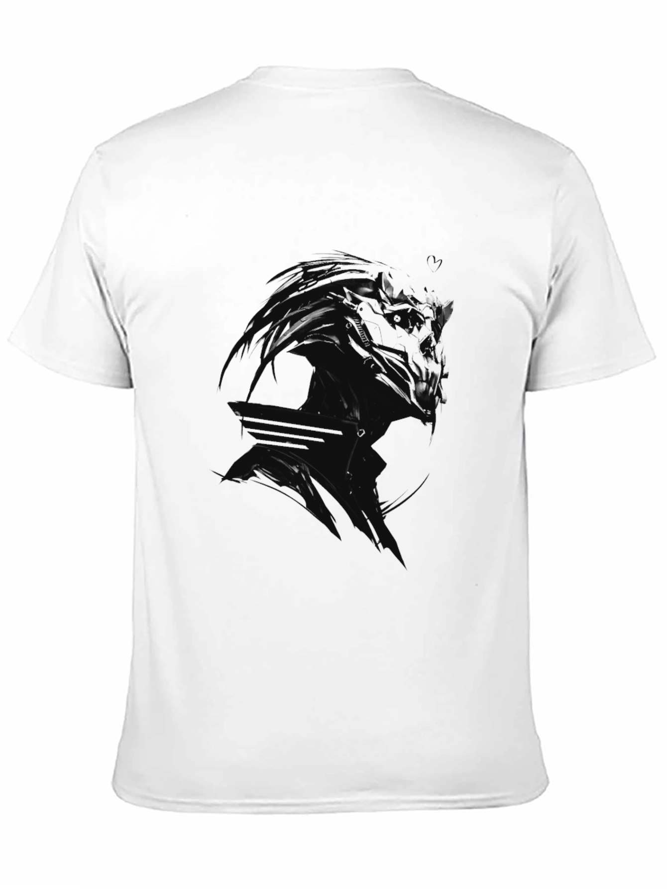 Black Men's Black Graphic Tee view 11