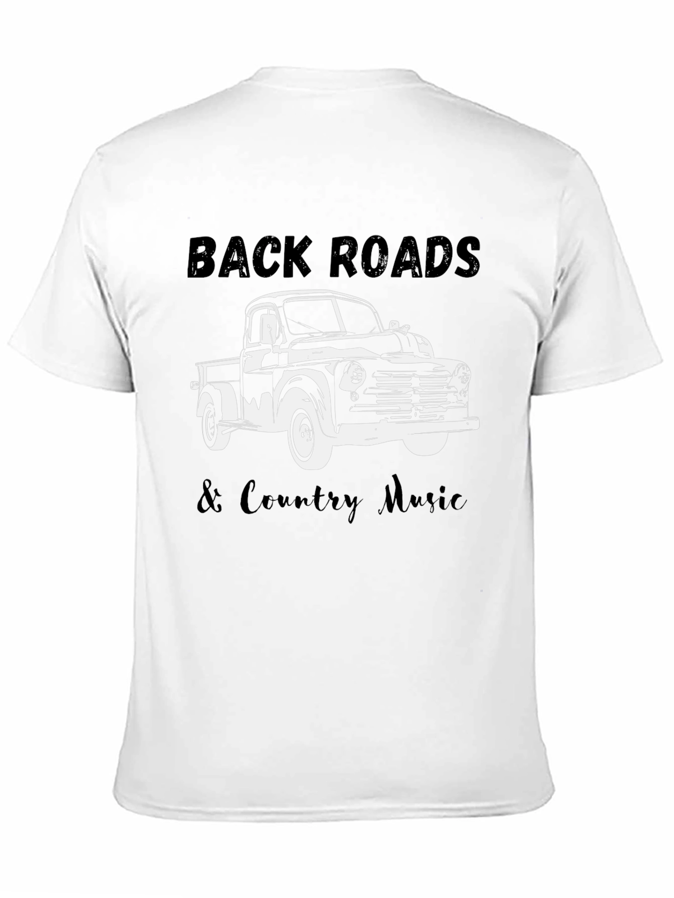 Back Roads & Country Music Truck Graphic Tee - 11