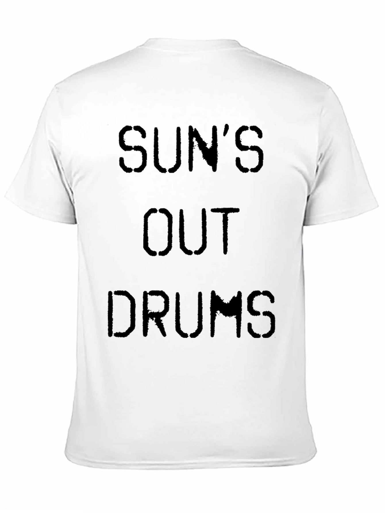 Black Sun's Out Drums Out Black Graphic Tee view 11