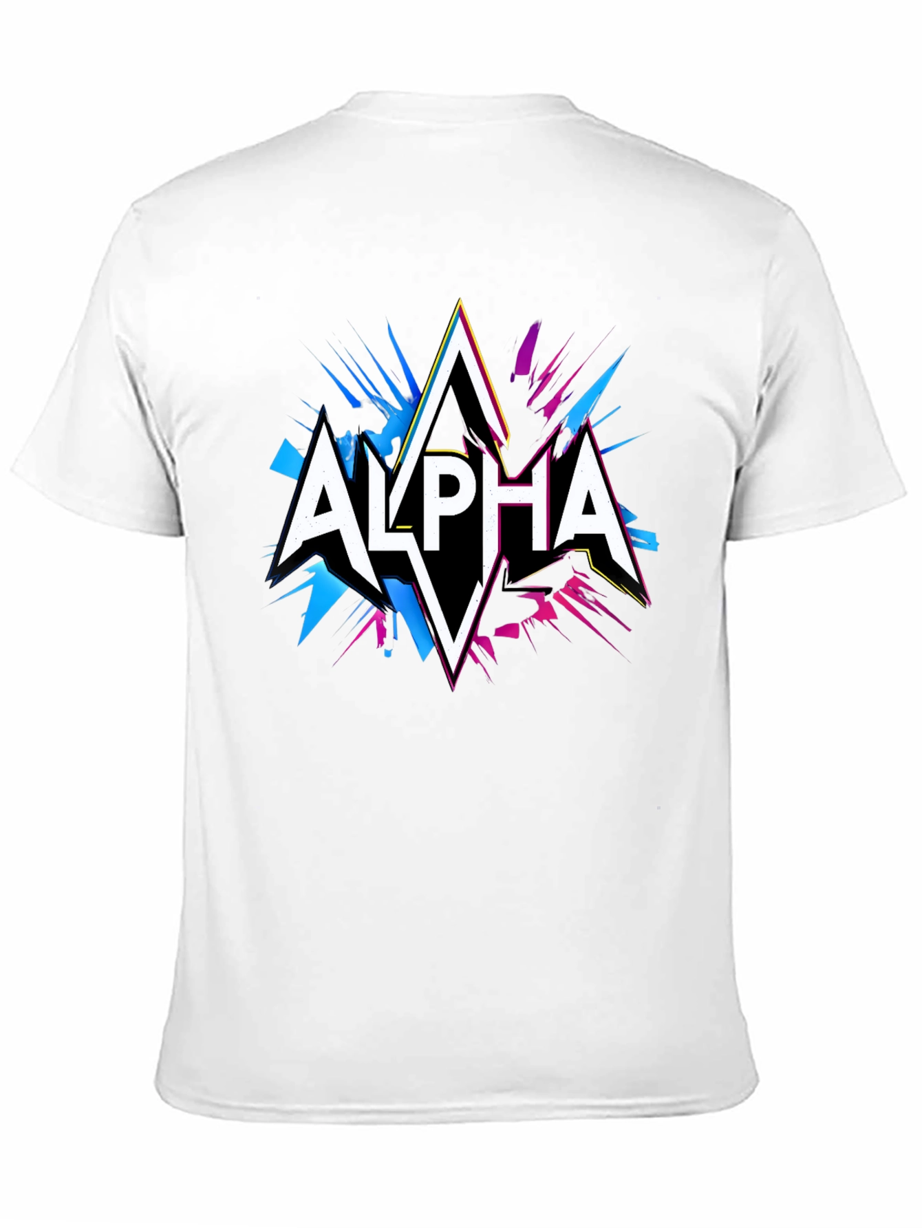 Black Alpha Graphic Tee - Black view 11