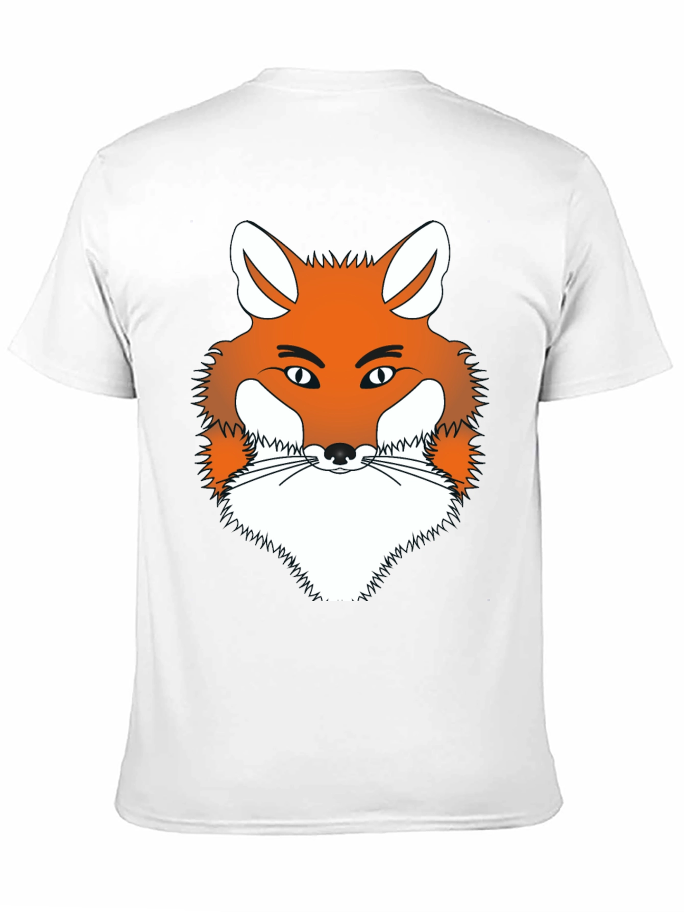 Fox Graphic Tee - Men's Black Crew Neck T-Shirt - 11