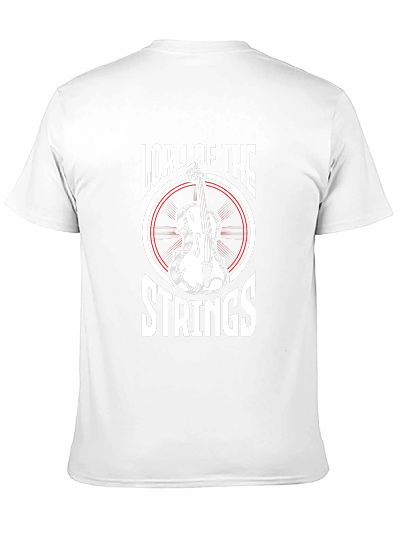 Black Lord of the Strings Graphic T-Shirt - Musician Tee view 11