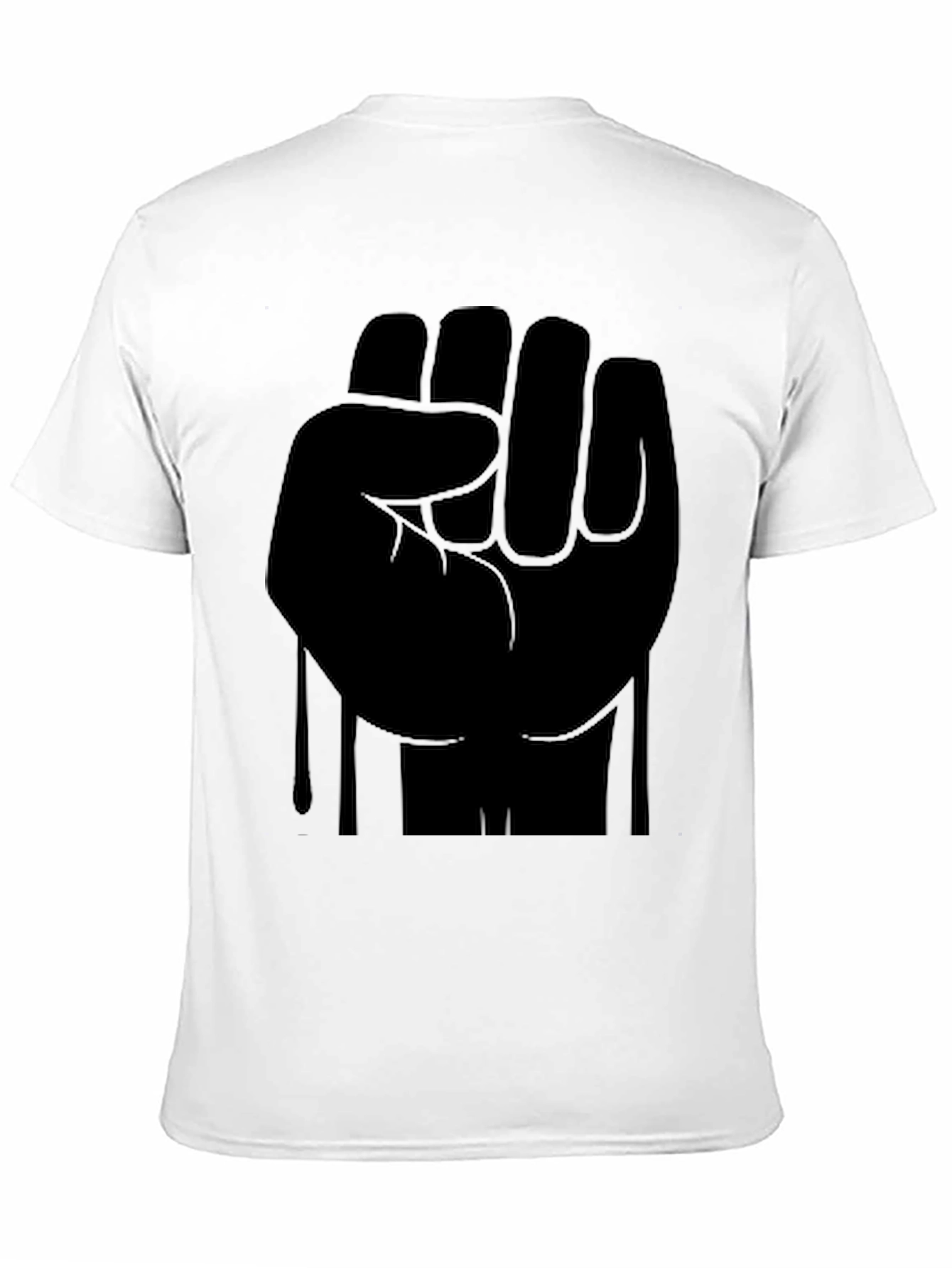 Black Black Fist Graphic T-Shirt - Solidarity Statement Tee view 11