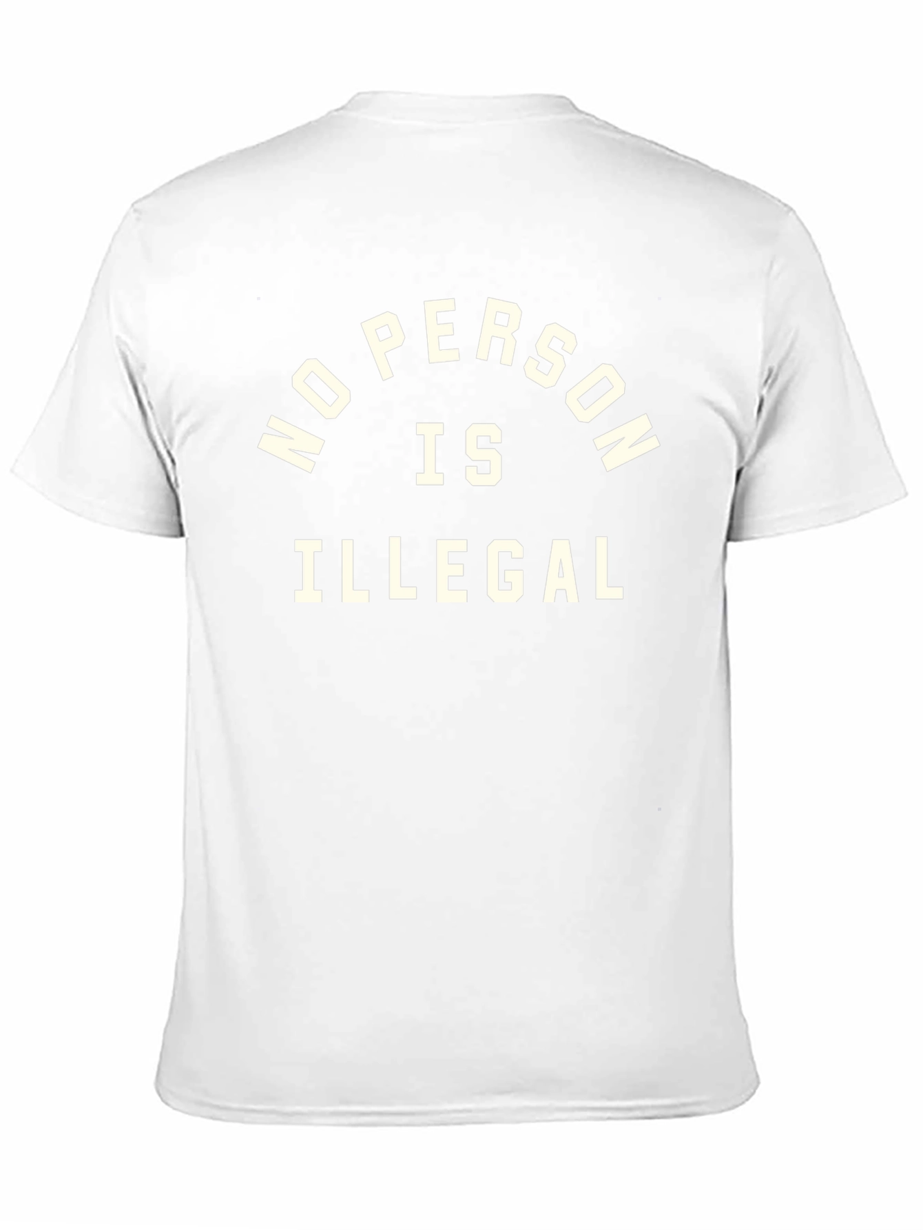 Black No Person Is Illegal Graphic Tee view 11