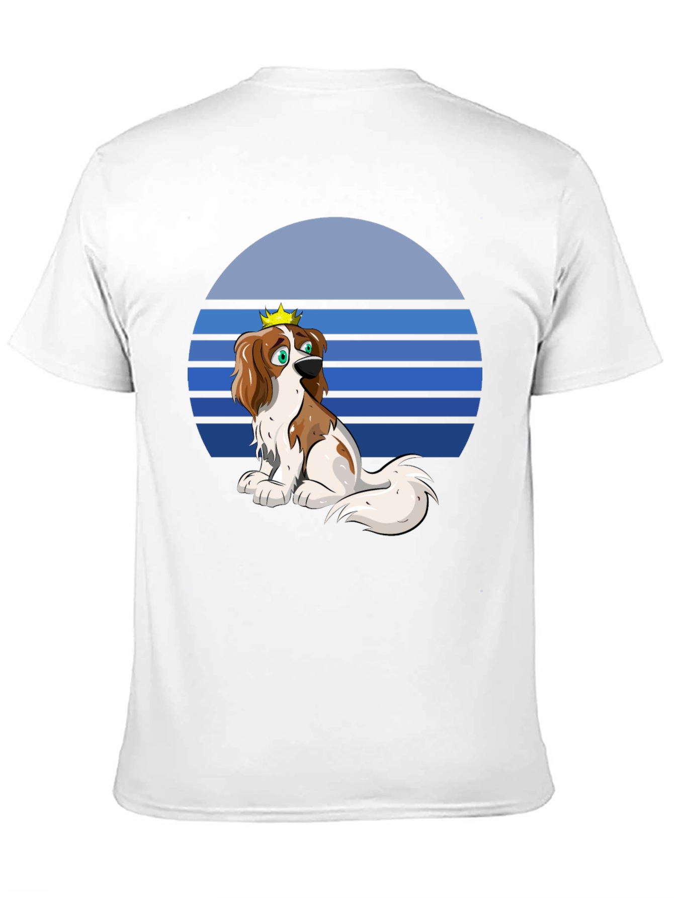 Black Dog King Graphic Tee - Fun Novelty Design view 11